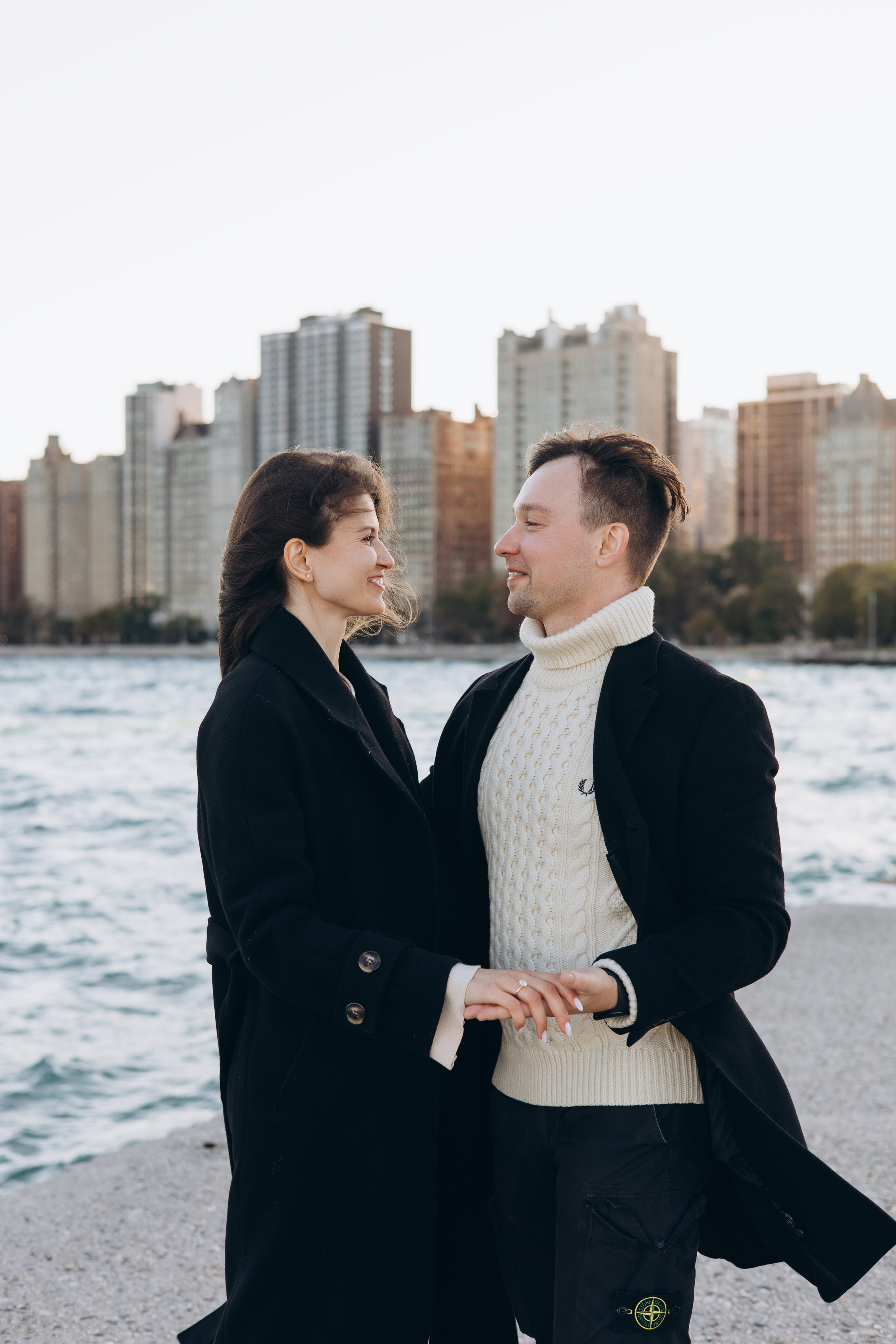 North Lake Shore Proposal — Chicago Photographer — Margarita Chudinova