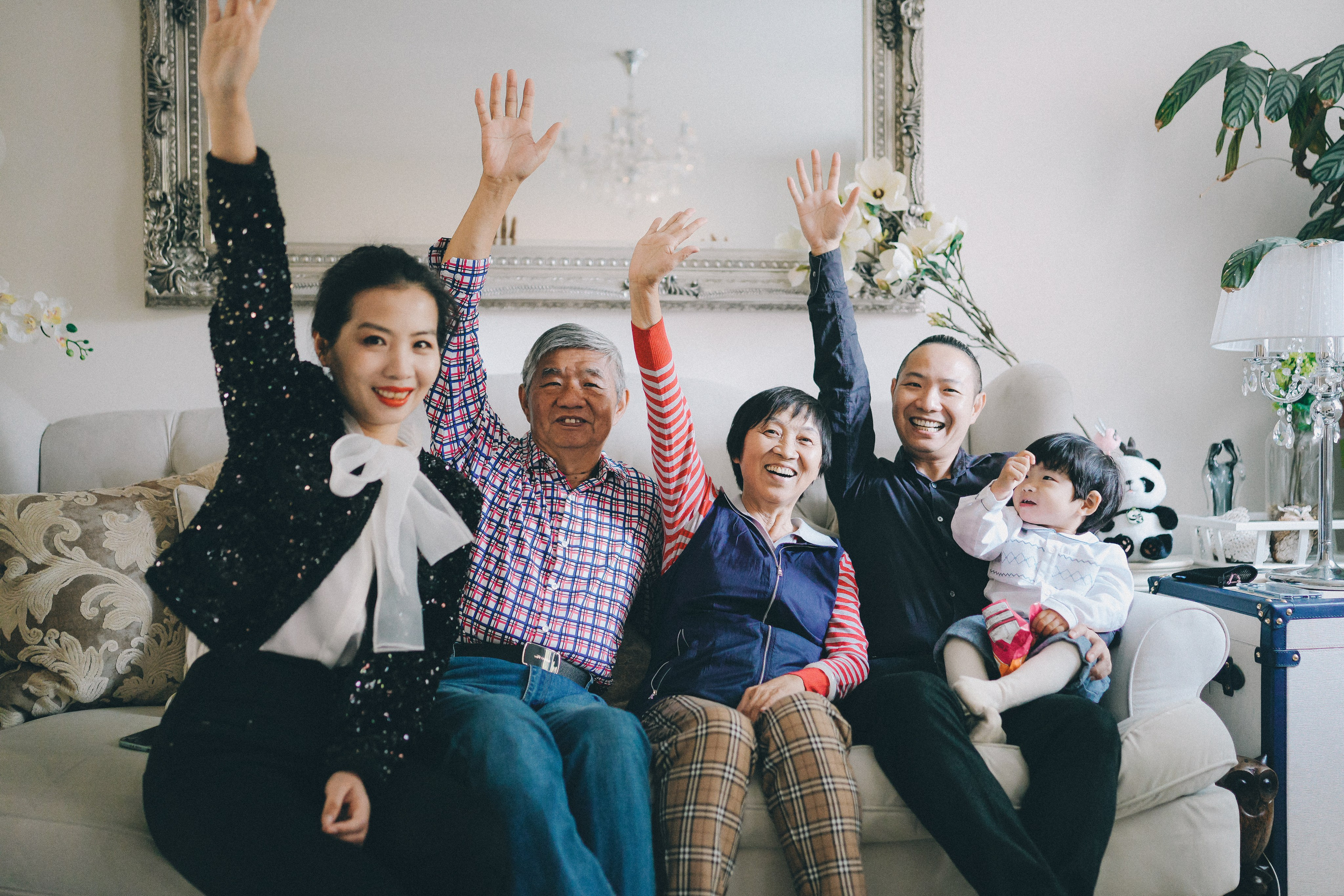 Chinese family photo session in Solihull