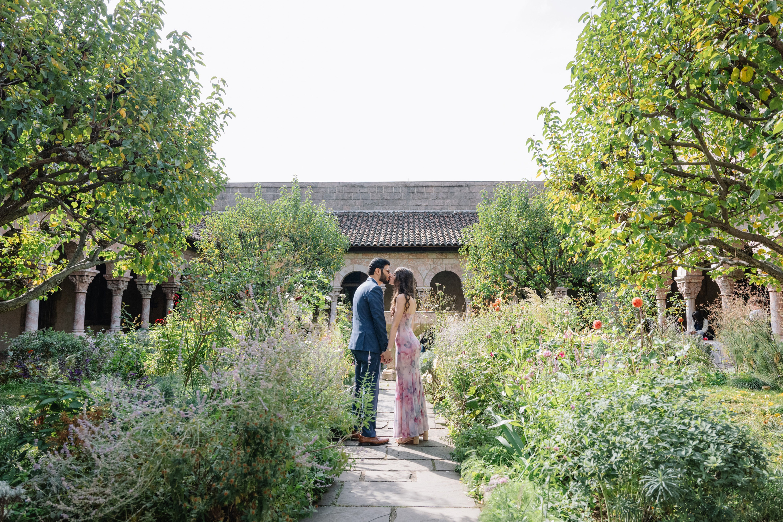 Aashay & Kimberly — Engagement Photoshoot at The Cloisters, Fort Tryon Park