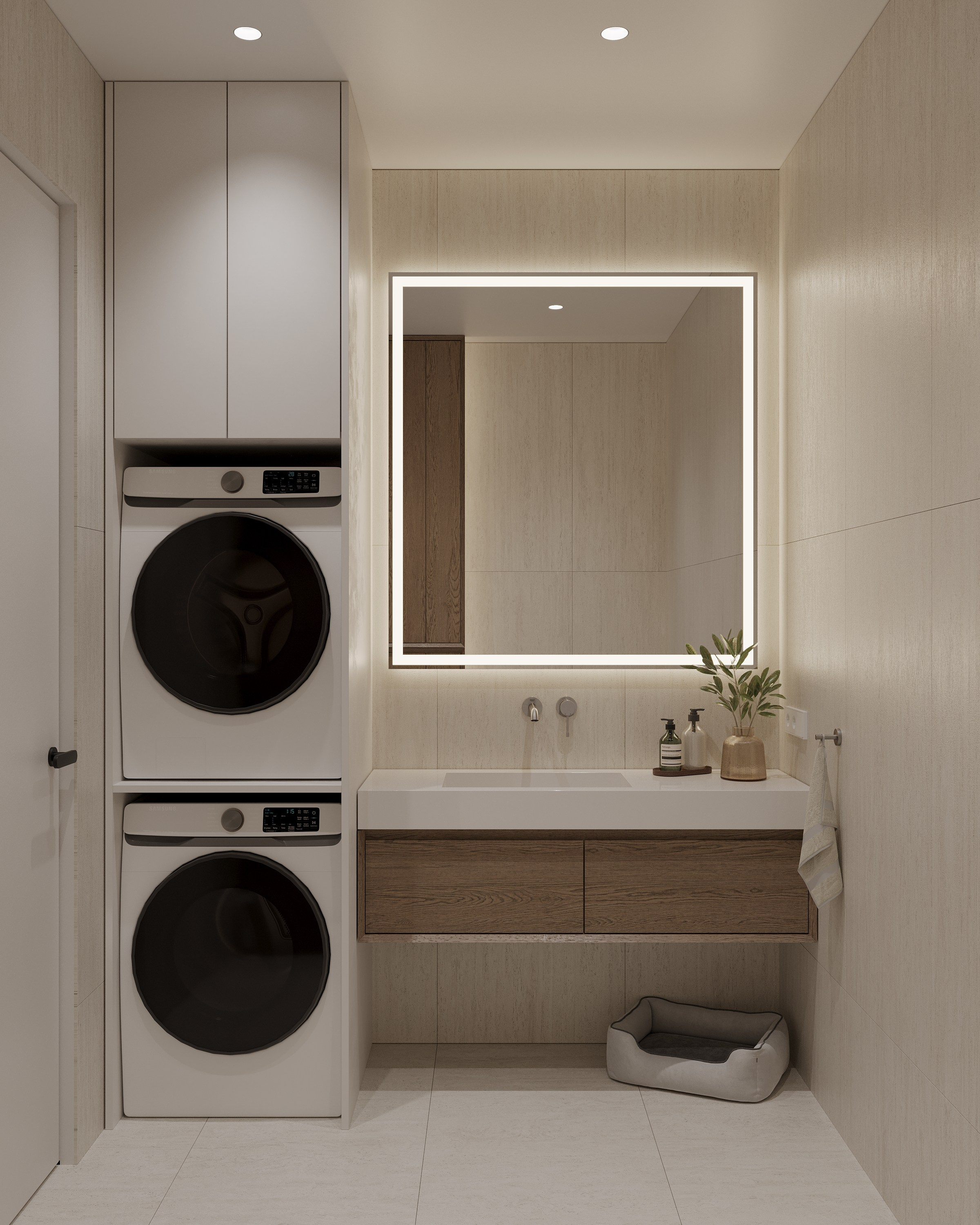 Wooden minimalizm. Simple Archs — high quality visualizations for your interior projects