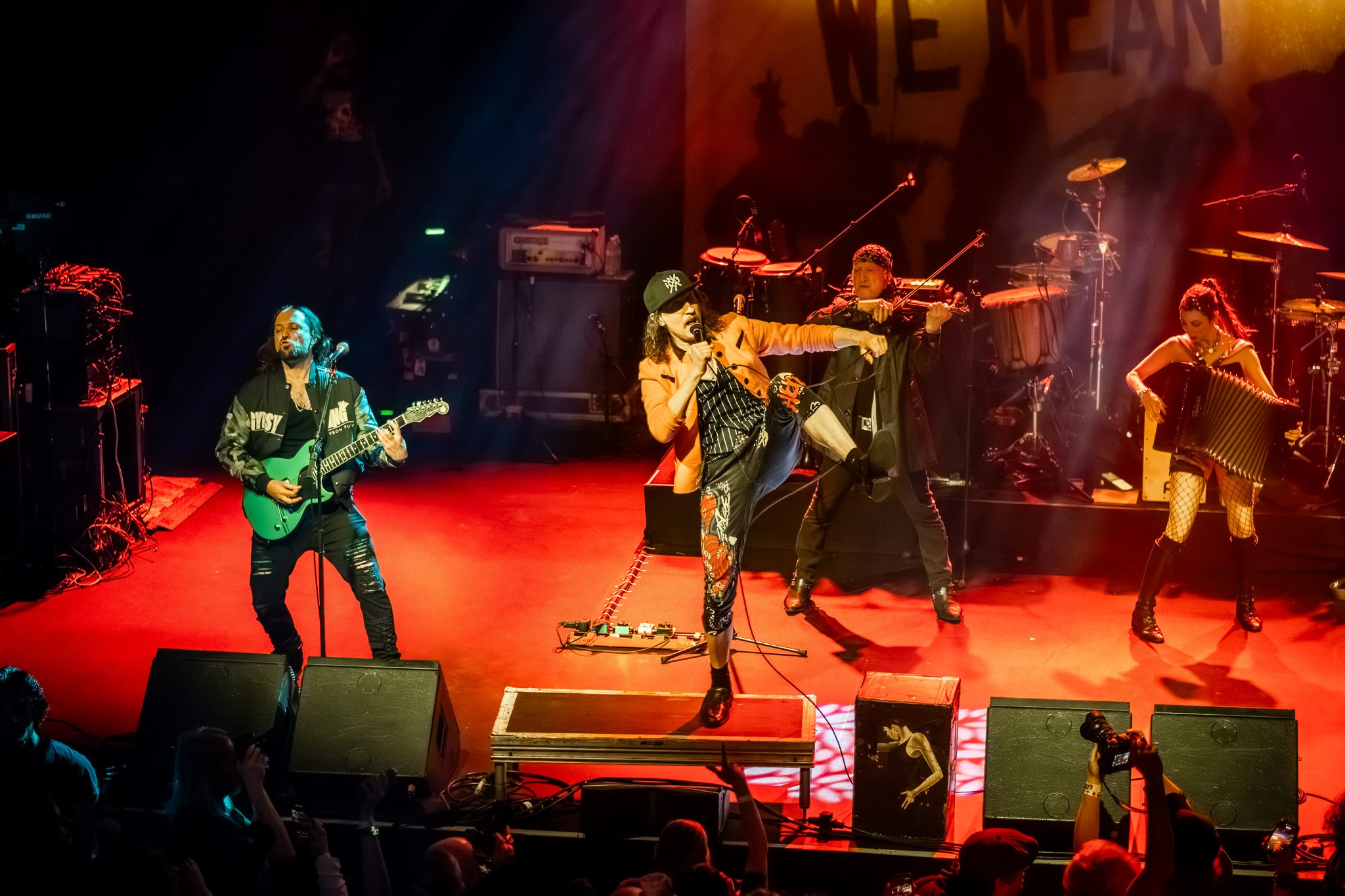 GOGOL BORDELLO / 2026. Reportage concert portrait photography in the San Francisco Bay Area