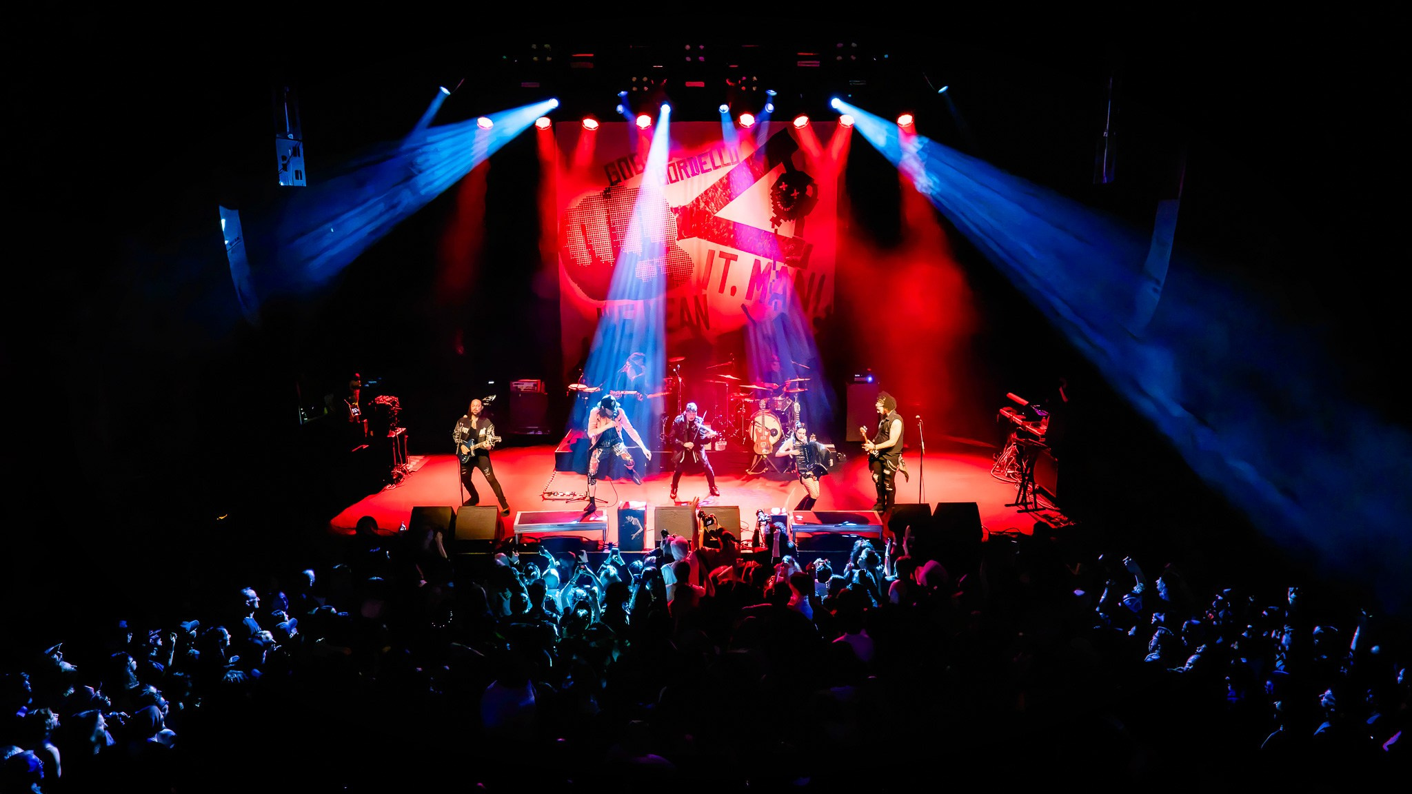 GOGOL BORDELLO / 2026. Reportage concert portrait photography in the San Francisco Bay Area