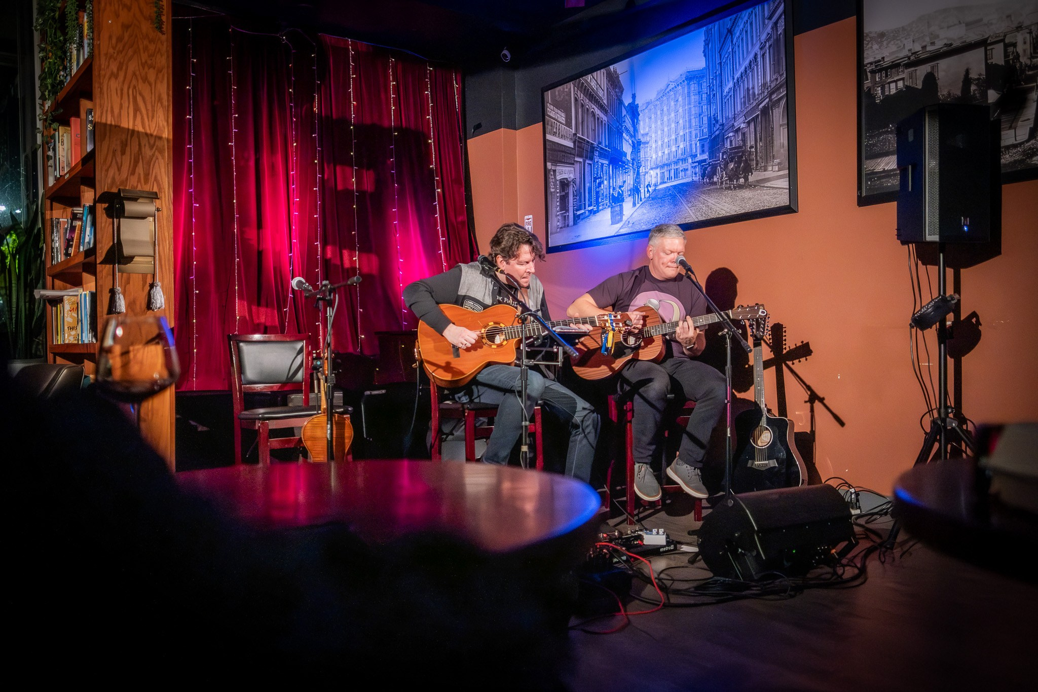 SLAVA TOLSTOY & ROB FLAX / 2026. Reportage concert portrait photography in the San Francisco Bay Area