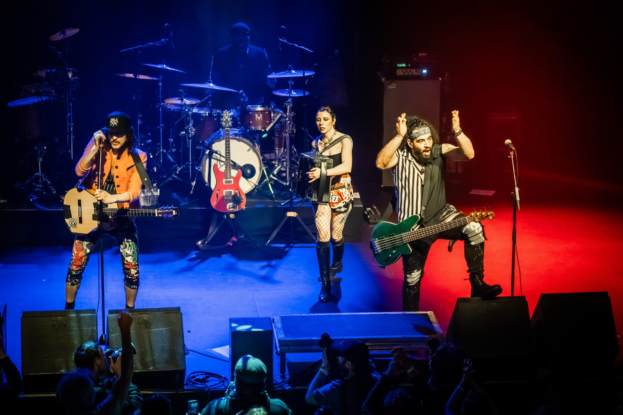 GOGOL BORDELLO / 2026. Reportage concert portrait photography in the San Francisco Bay Area