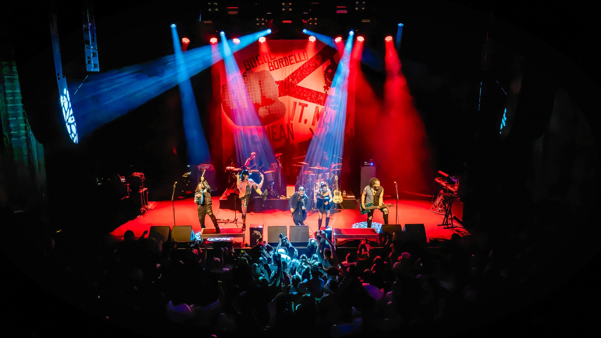 GOGOL BORDELLO / 2026. Reportage concert portrait photography in the San Francisco Bay Area