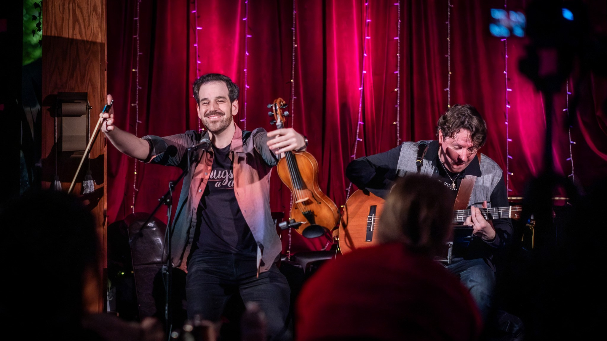 SLAVA TOLSTOY & ROB FLAX / 2026. Reportage concert portrait photography in the San Francisco Bay Area