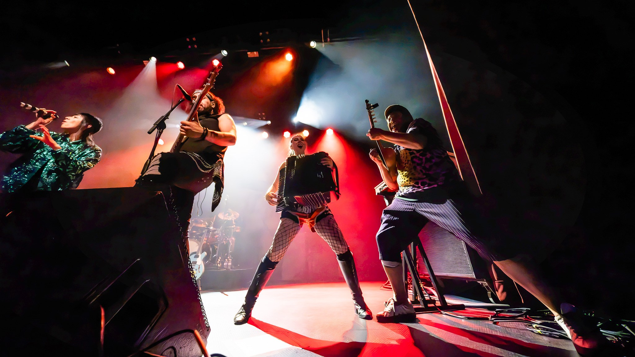GOGOL BORDELLO / 2026. Reportage concert portrait photography in the San Francisco Bay Area