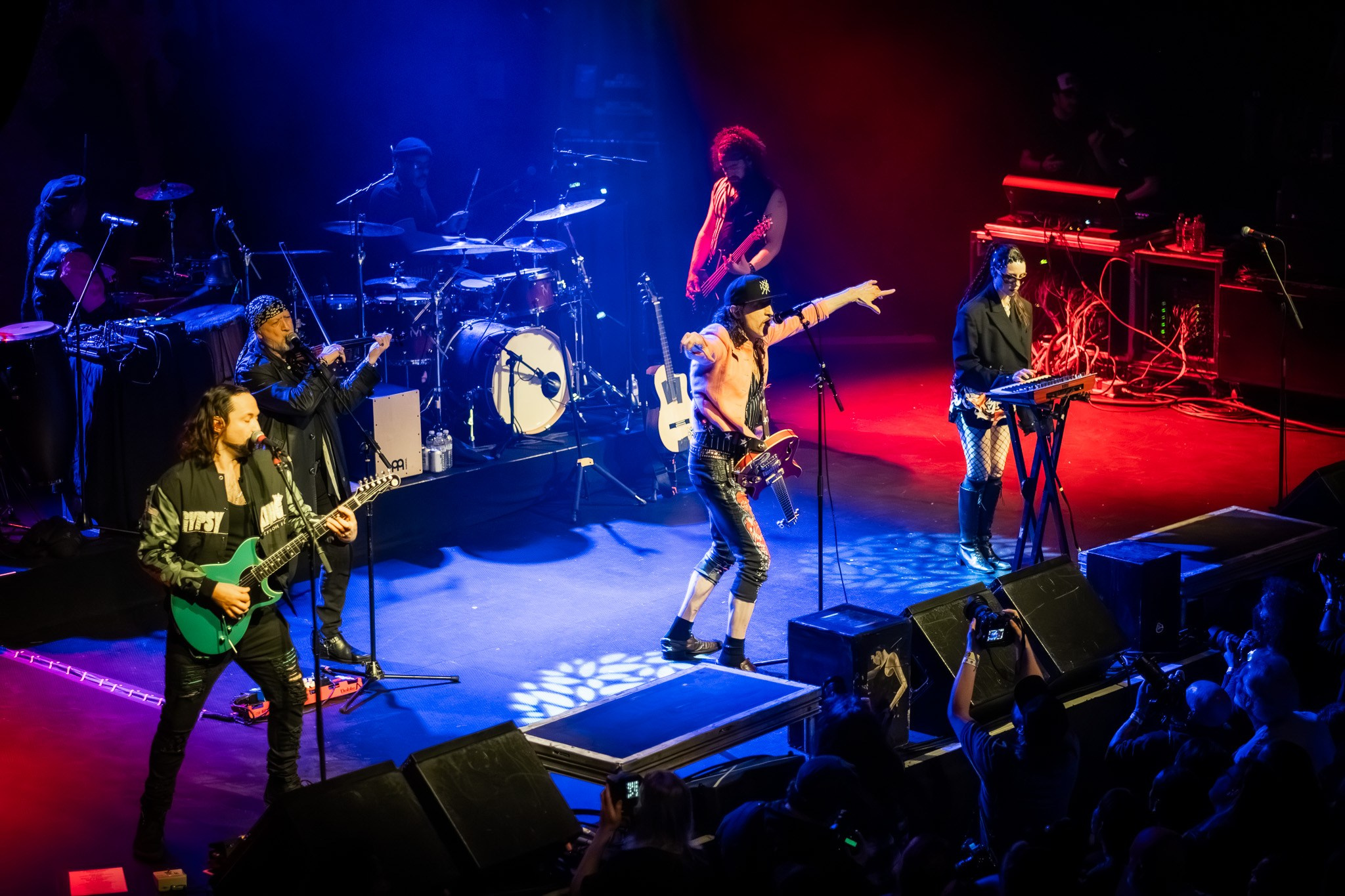 GOGOL BORDELLO / 2026. Reportage concert portrait photography in the San Francisco Bay Area