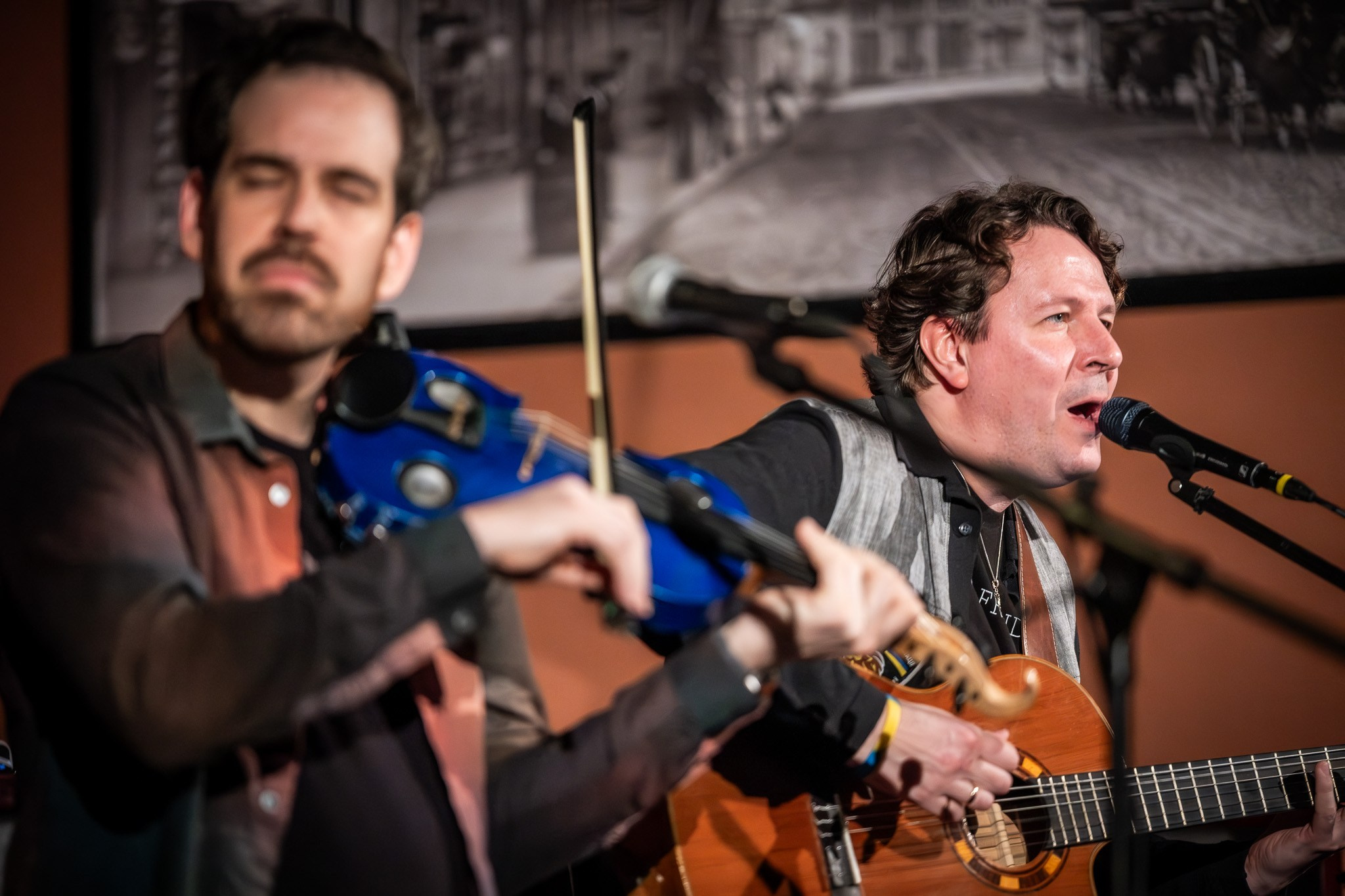 SLAVA TOLSTOY & ROB FLAX / 2026. Reportage concert portrait photography in the San Francisco Bay Area