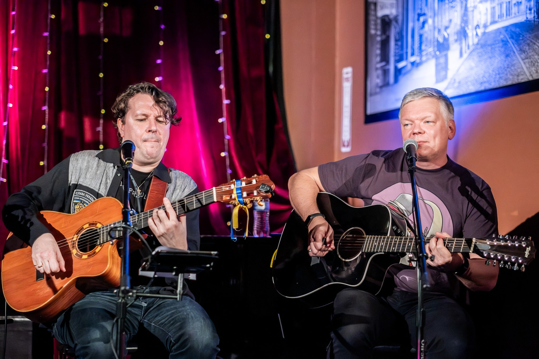 SLAVA TOLSTOY & ROB FLAX / 2026. Reportage concert portrait photography in the San Francisco Bay Area