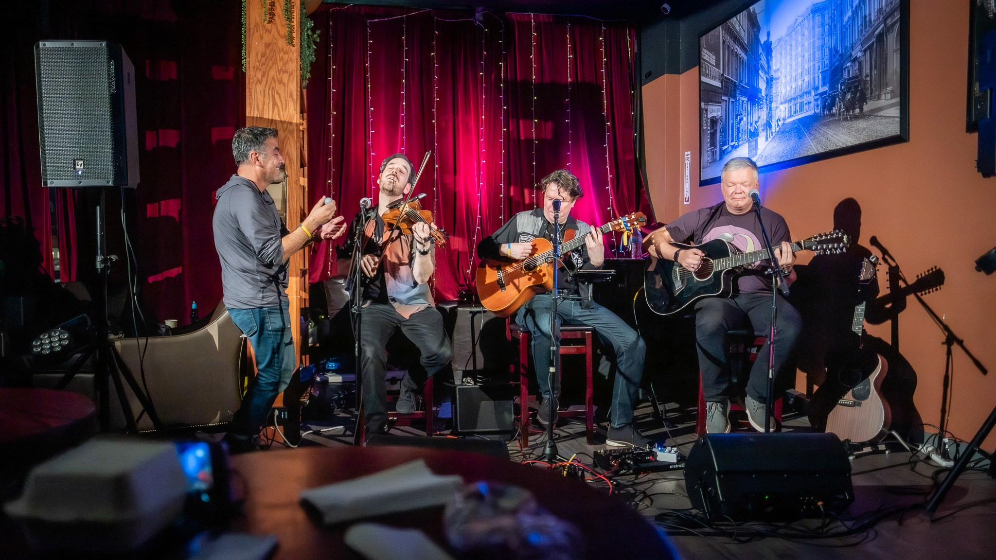 SLAVA TOLSTOY & ROB FLAX / 2026. Reportage concert portrait photography in the San Francisco Bay Area