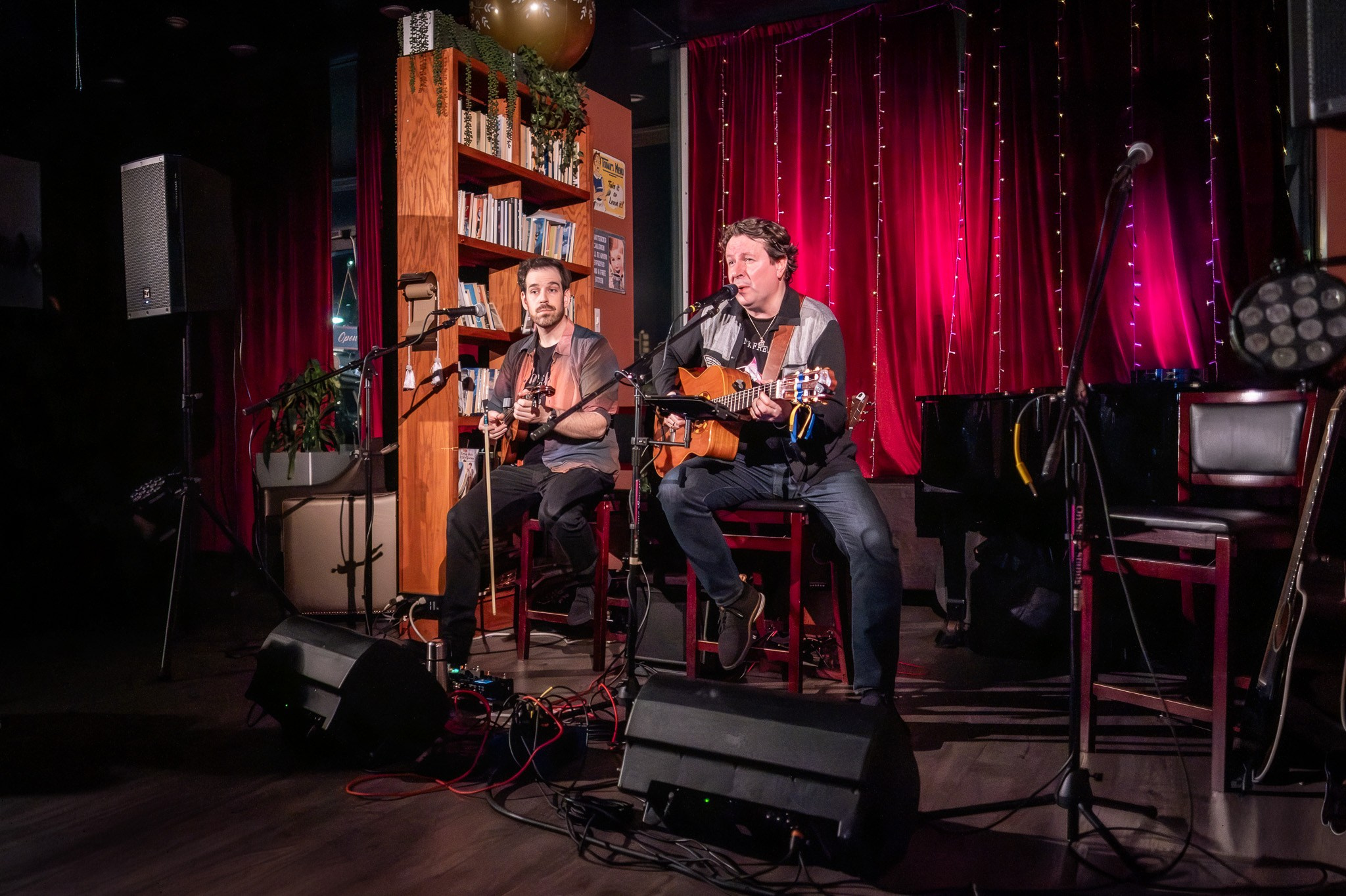 SLAVA TOLSTOY & ROB FLAX / 2026. Reportage concert portrait photography in the San Francisco Bay Area