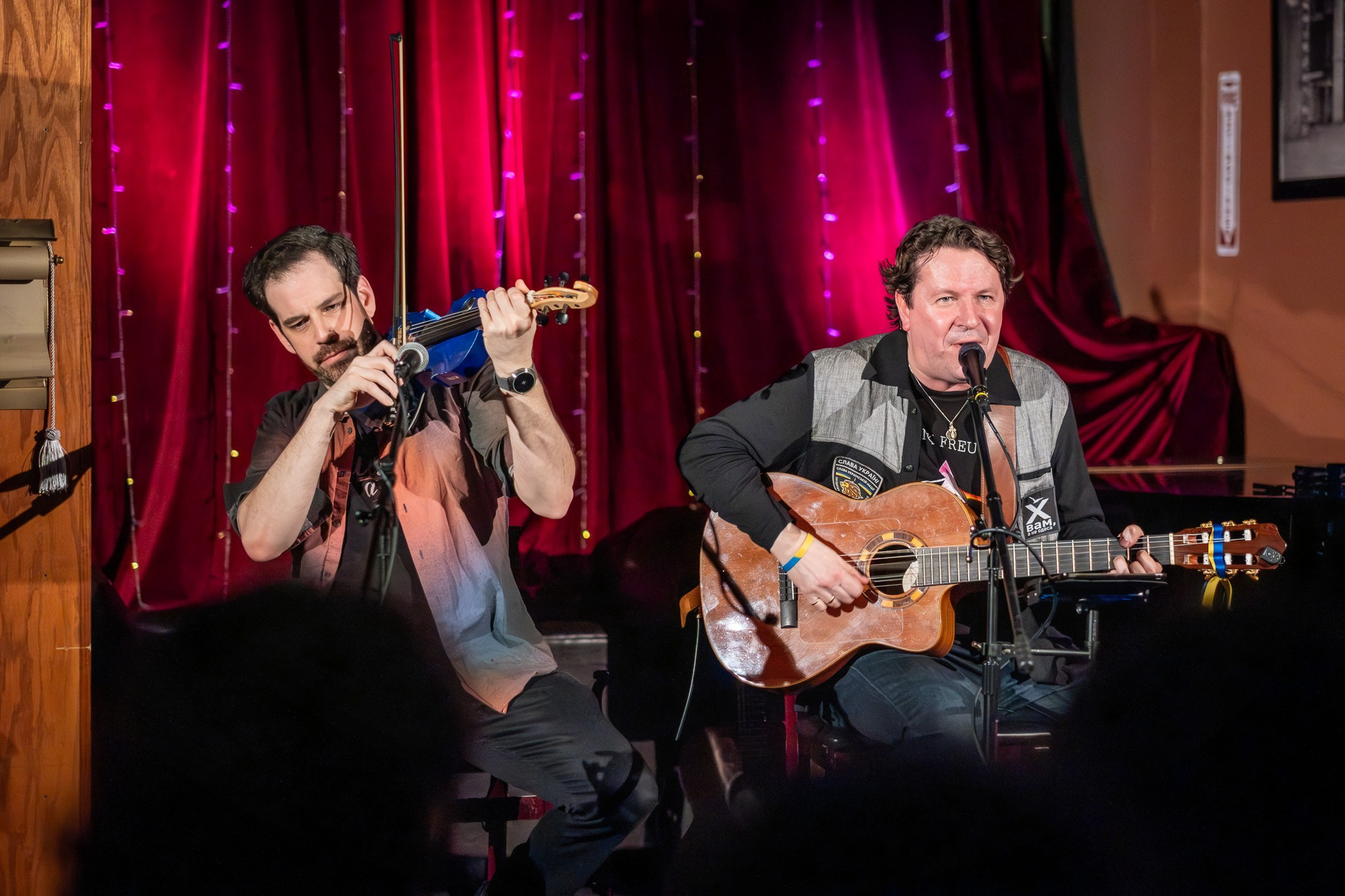 SLAVA TOLSTOY & ROB FLAX / 2026. Reportage concert portrait photography in the San Francisco Bay Area