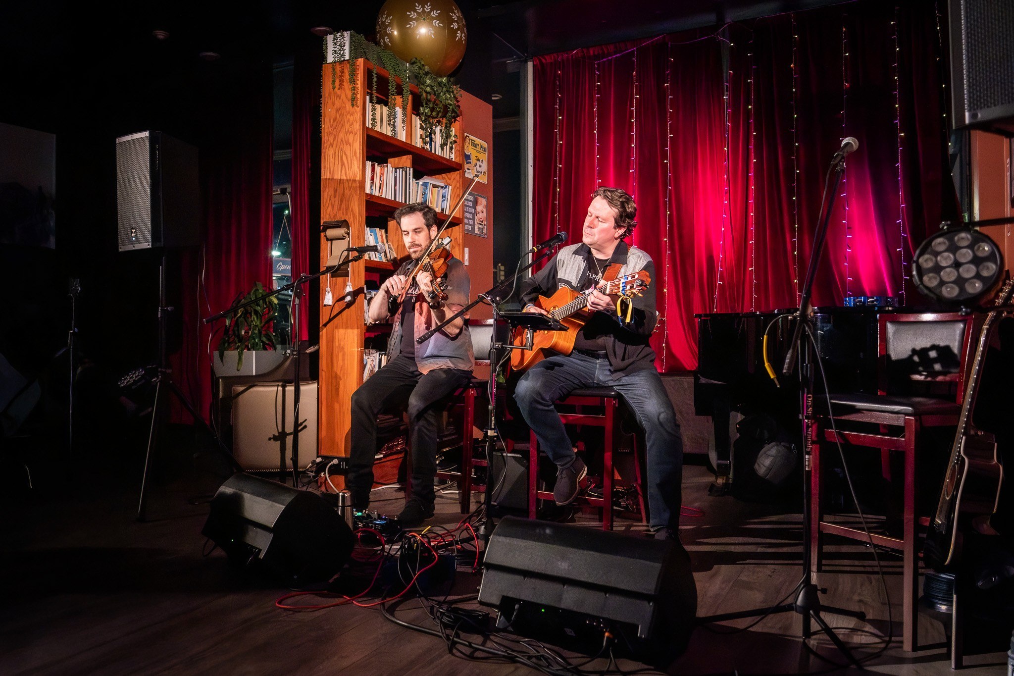 SLAVA TOLSTOY & ROB FLAX / 2026. Reportage concert portrait photography in the San Francisco Bay Area