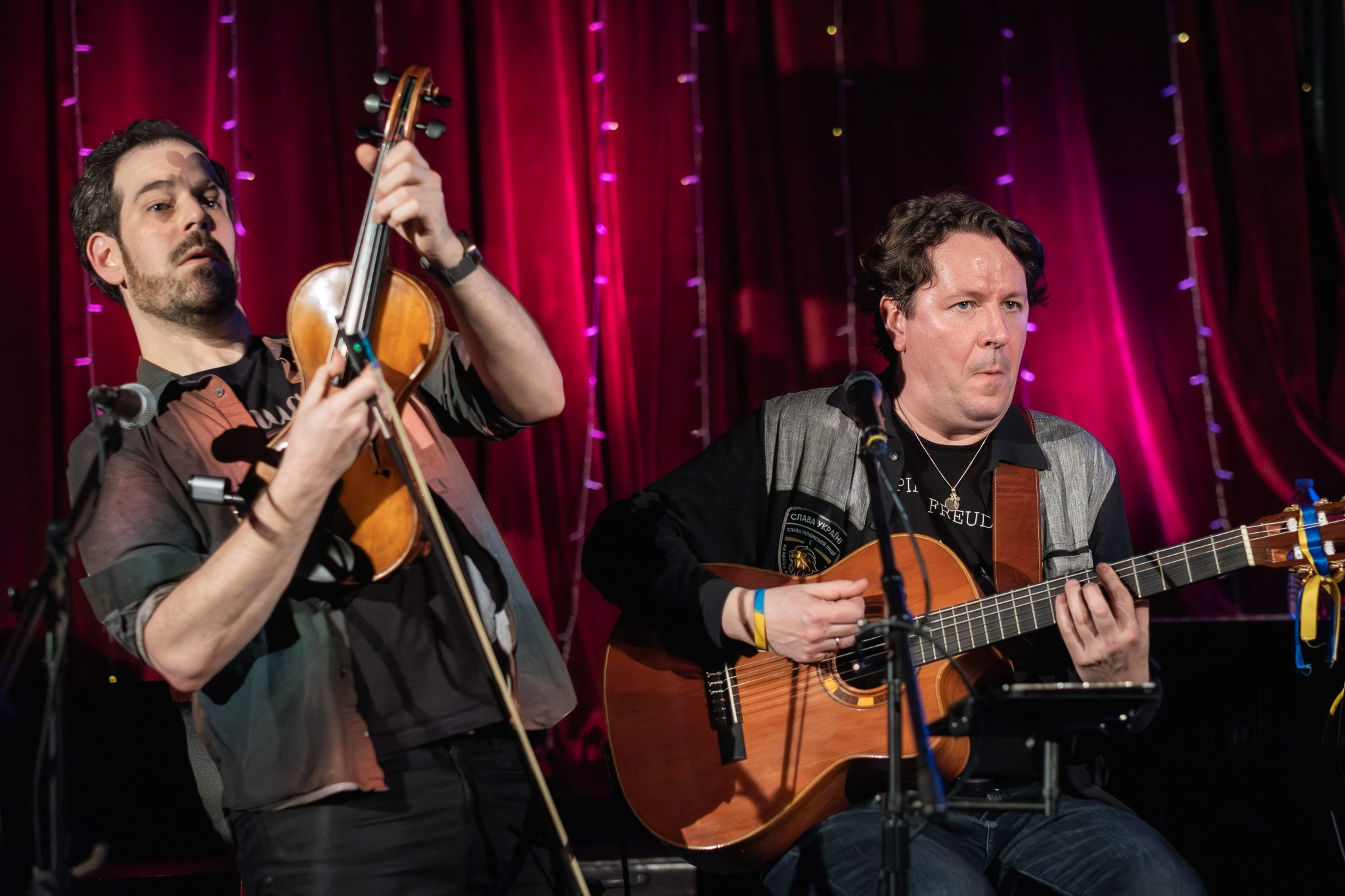 SLAVA TOLSTOY & ROB FLAX / 2026. Reportage concert portrait photography in the San Francisco Bay Area