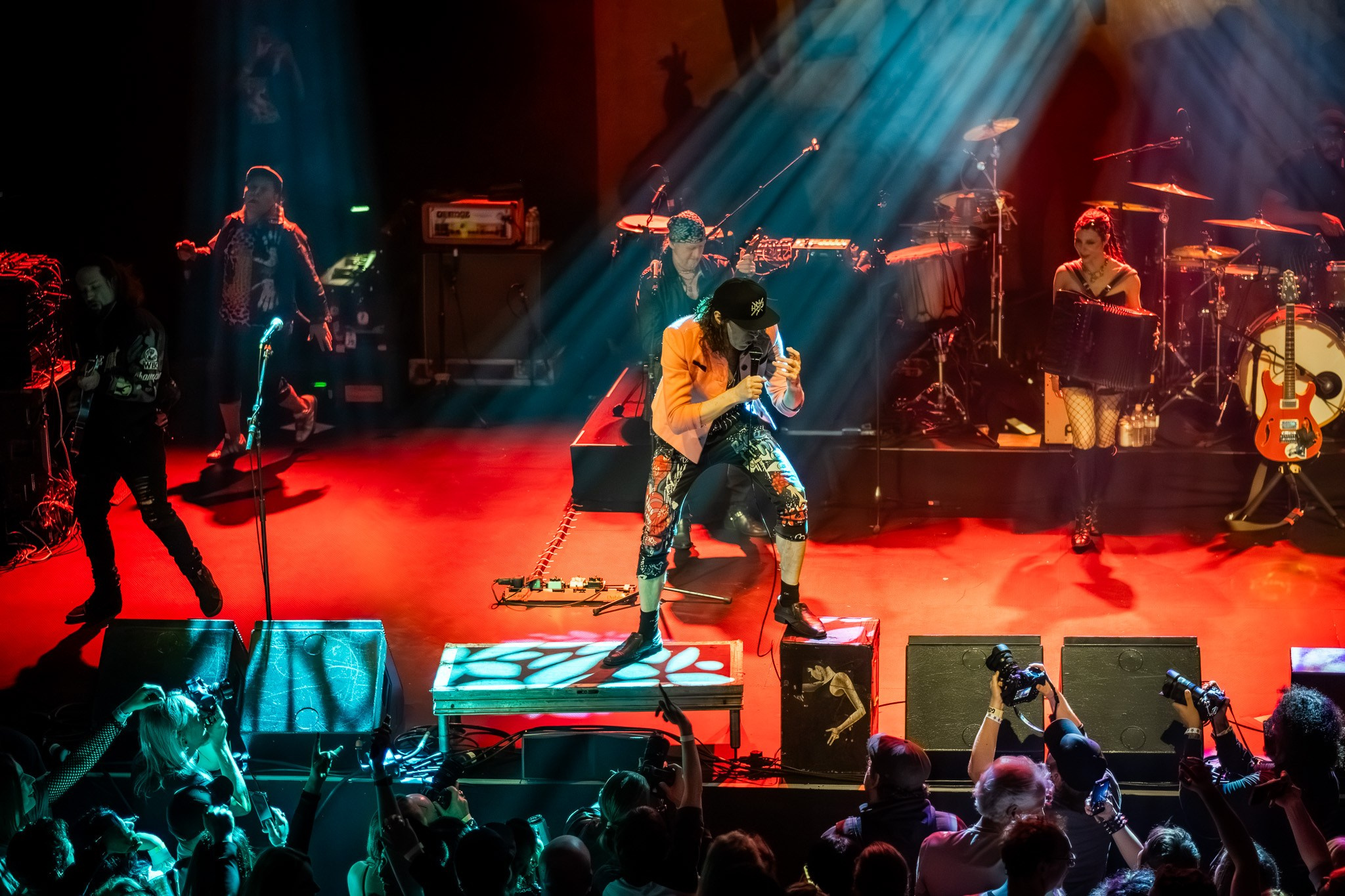 GOGOL BORDELLO / 2026. Reportage concert portrait photography in the San Francisco Bay Area