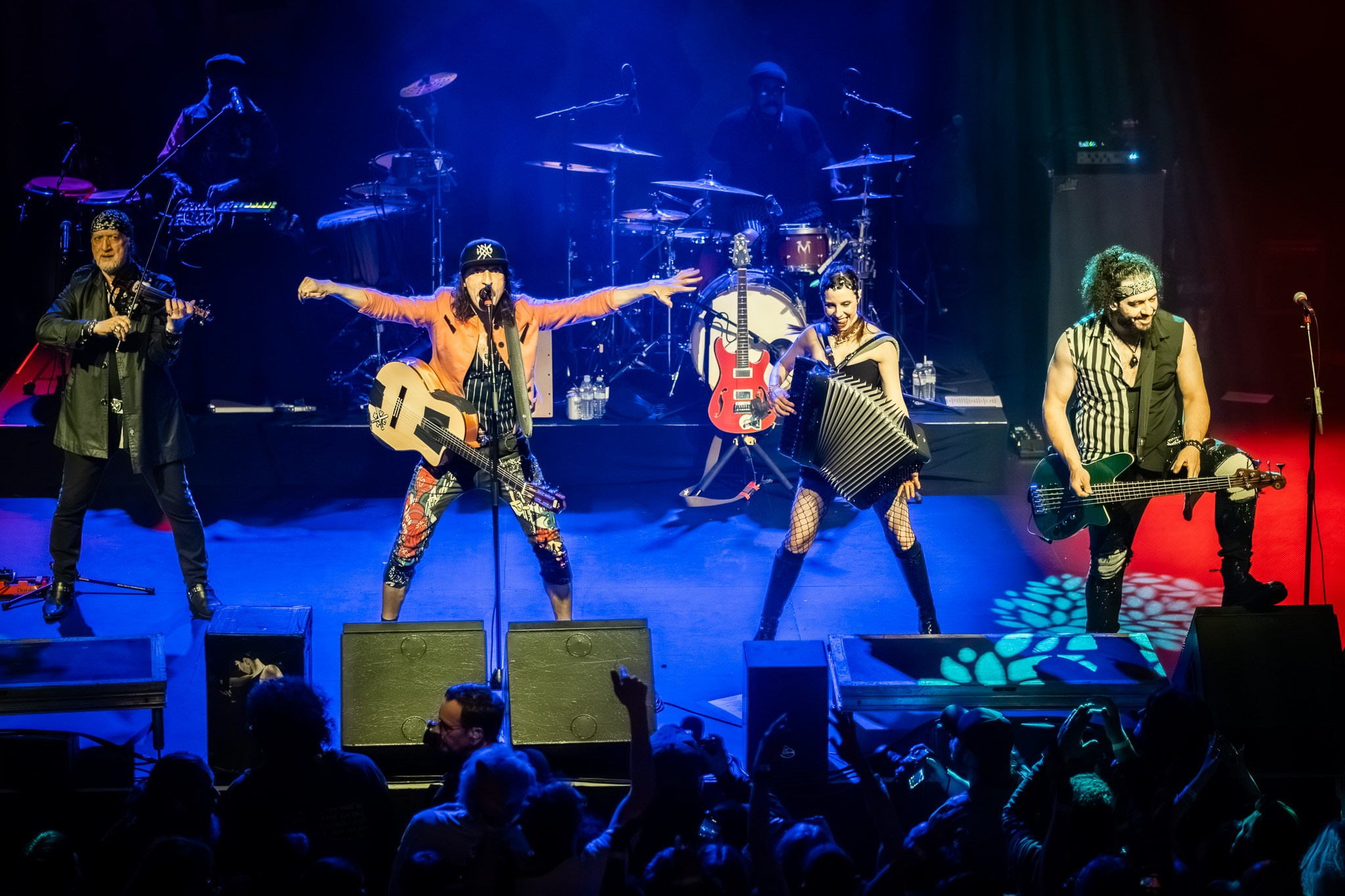 GOGOL BORDELLO / 2026. Reportage concert portrait photography in the San Francisco Bay Area