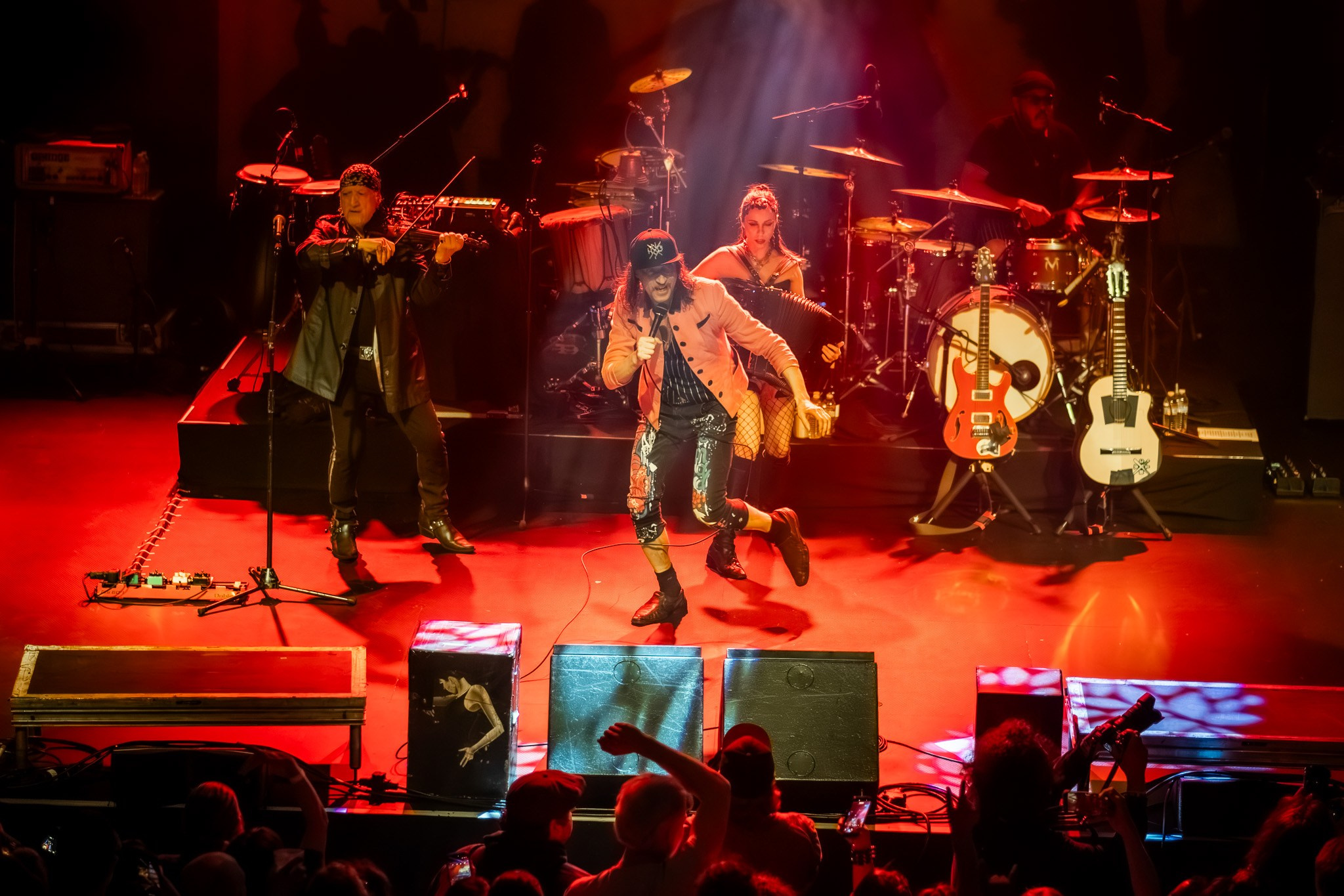 GOGOL BORDELLO / 2026. Reportage concert portrait photography in the San Francisco Bay Area