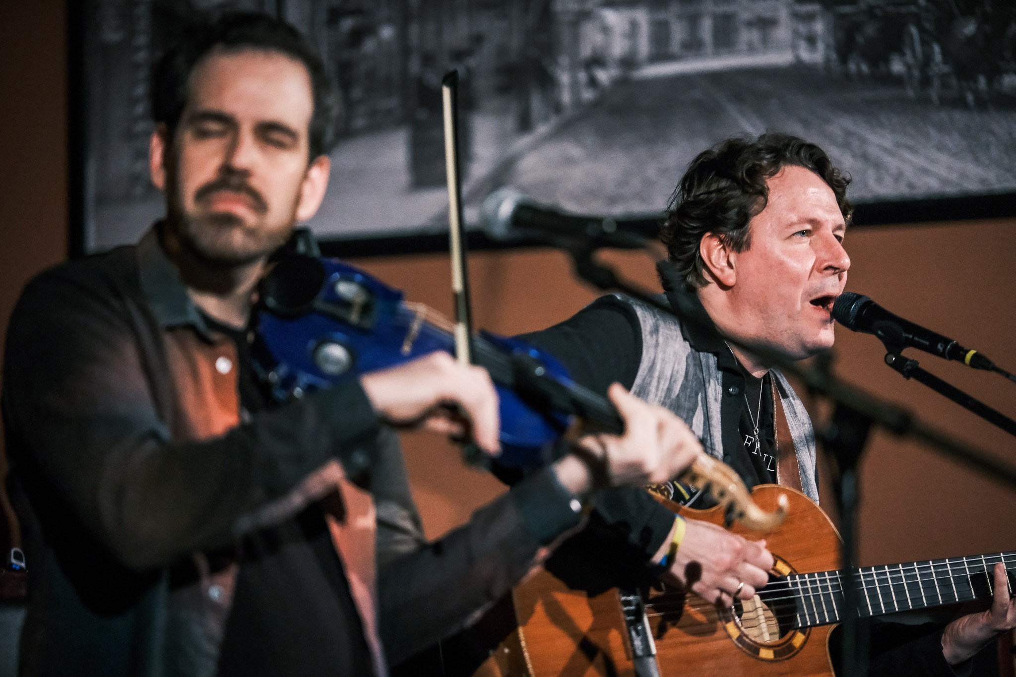 SLAVA TOLSTOY & ROB FLAX / 2026. Reportage concert portrait photography in the San Francisco Bay Area