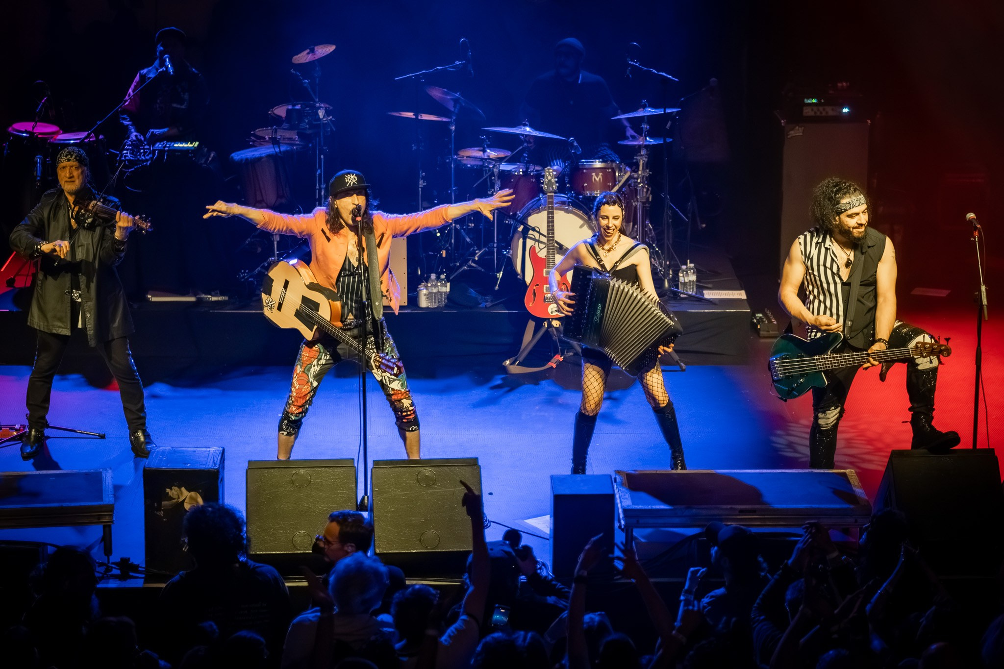 GOGOL BORDELLO / 2026. Reportage concert portrait photography in the San Francisco Bay Area