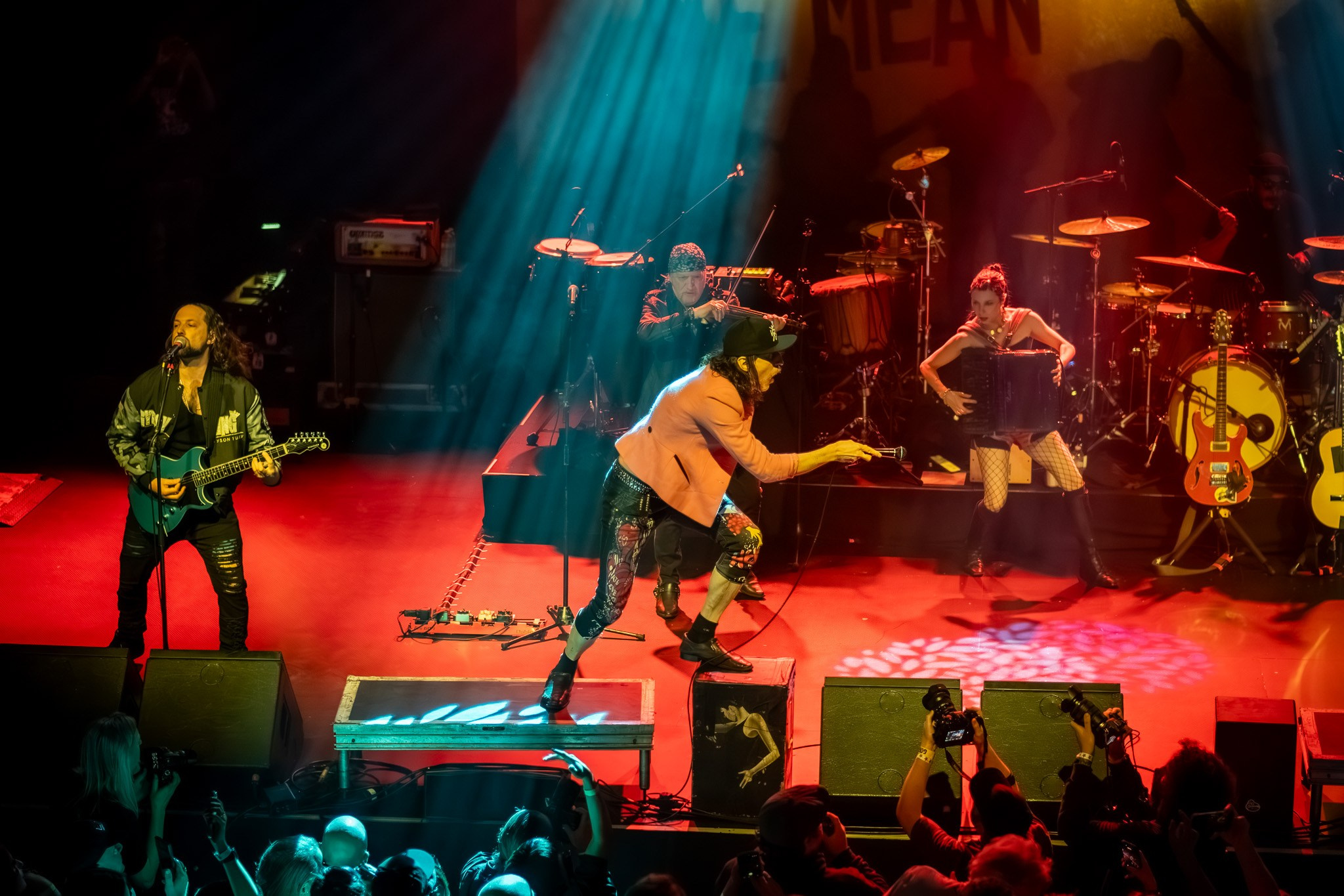 GOGOL BORDELLO / 2026. Reportage concert portrait photography in the San Francisco Bay Area