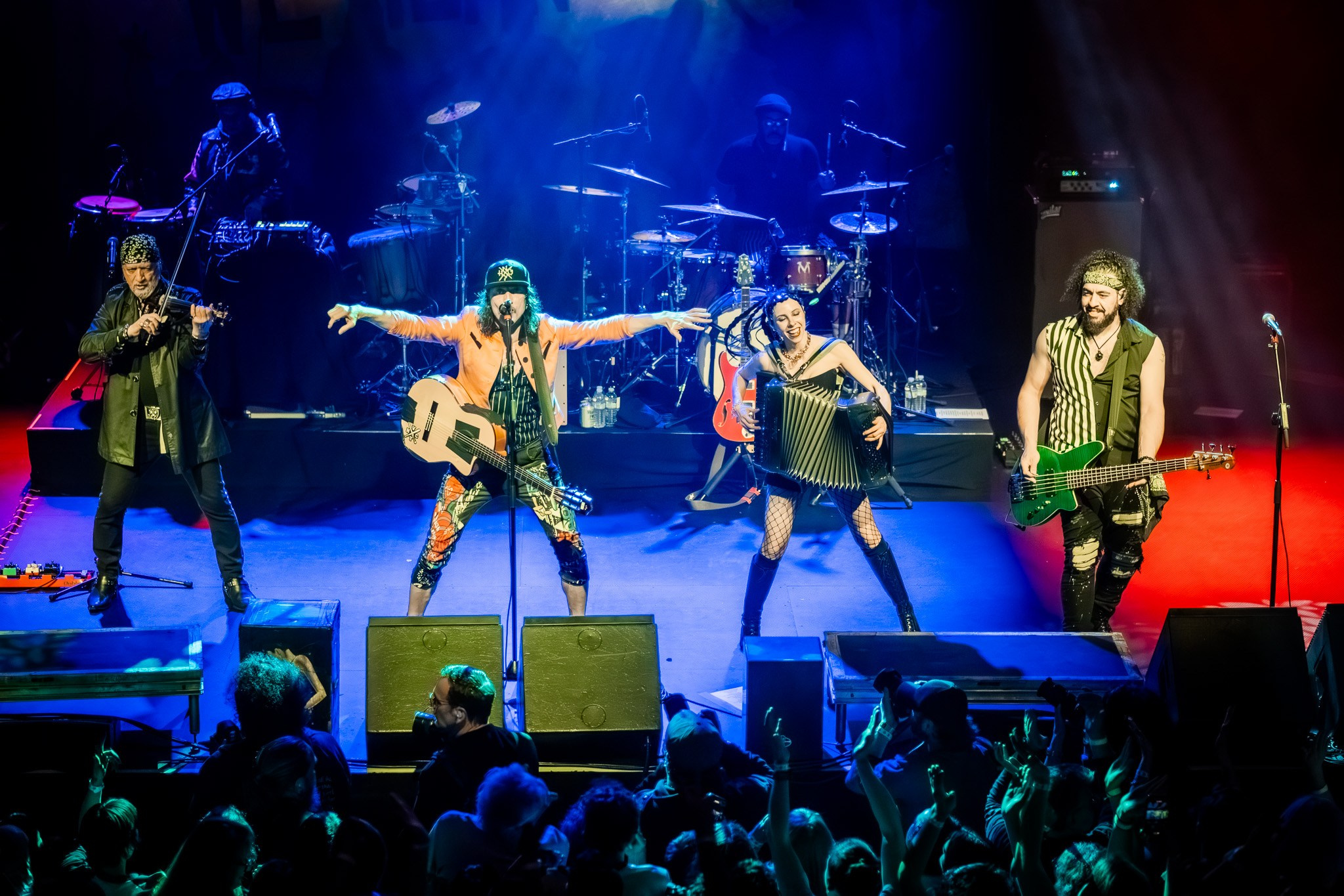 GOGOL BORDELLO / 2026. Reportage concert portrait photography in the San Francisco Bay Area