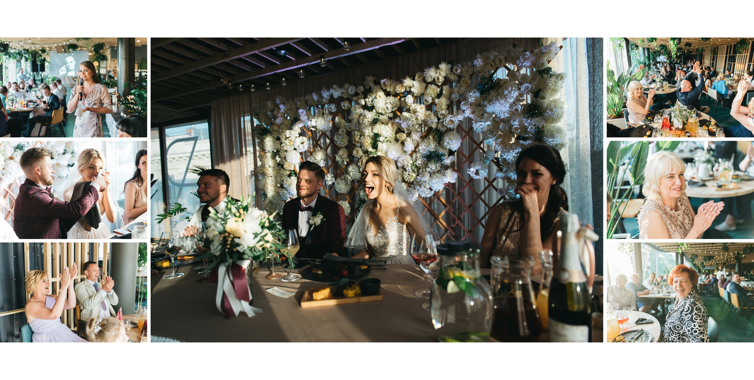 Свадьба на террасе Т/Ц KORSO. Bryllupsfotograf i Oslo — Vjatseslav Lutsjnenkov