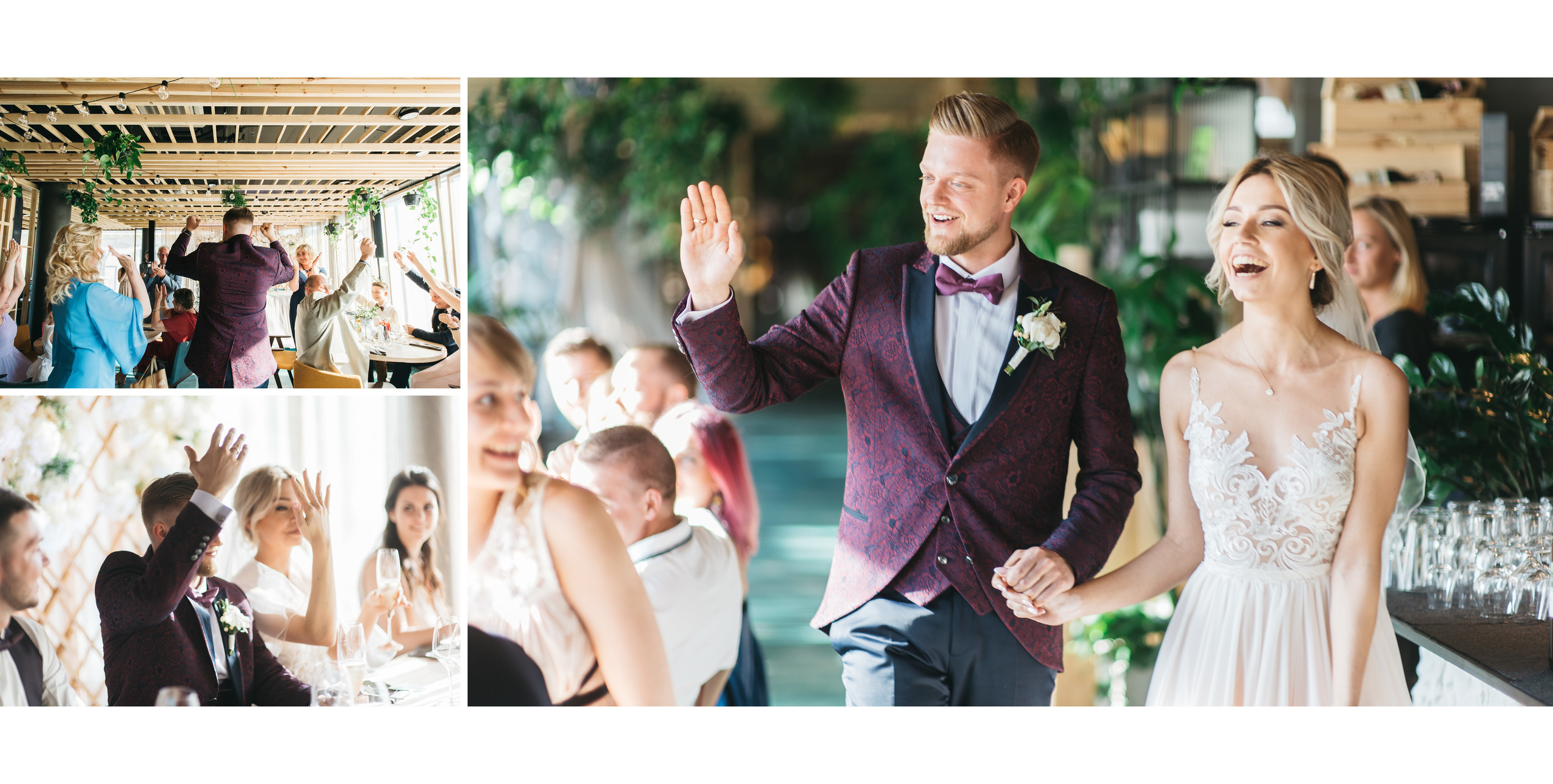 Свадьба на террасе Т/Ц KORSO. Bryllupsfotograf i Oslo — Vjatseslav Lutsjnenkov