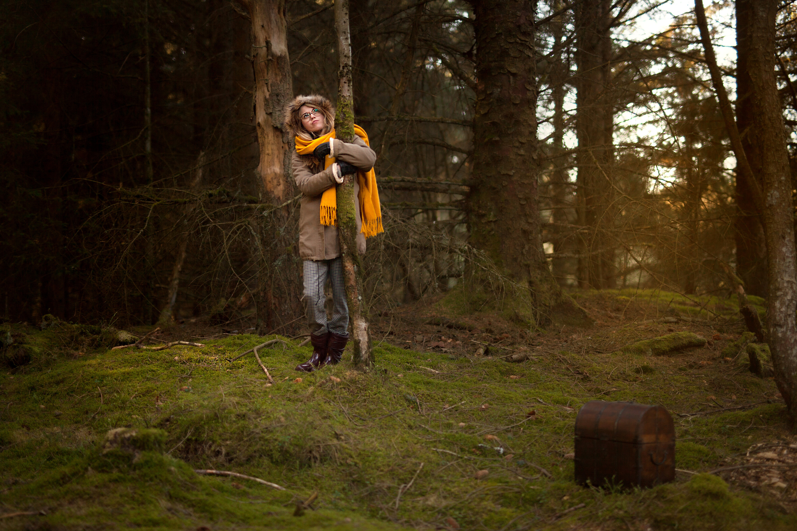 Forest magic. Family and real state photographer in Haugesund Dina Vikra