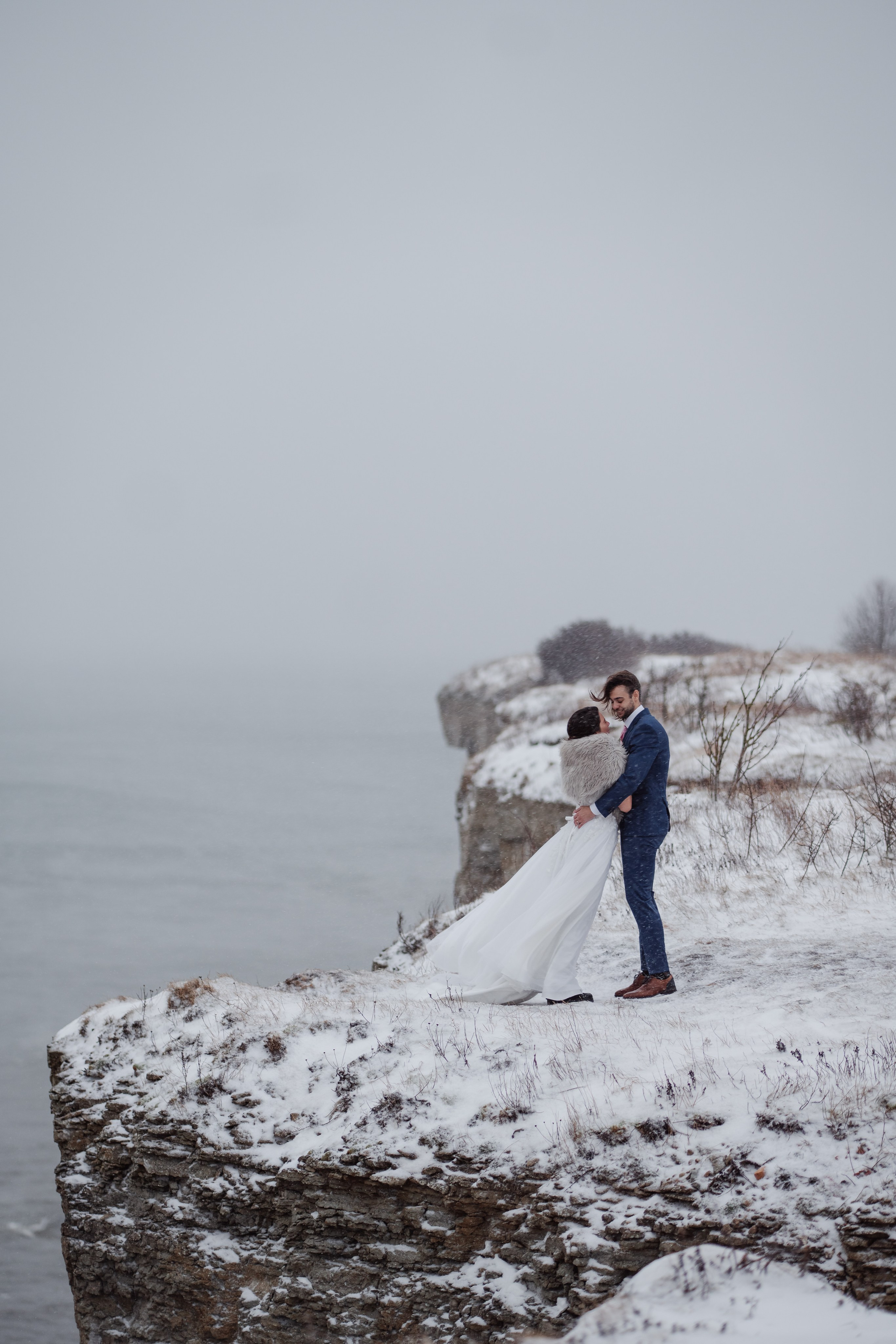 Winter bryllup. Bryllupsfotograf i hele Norge