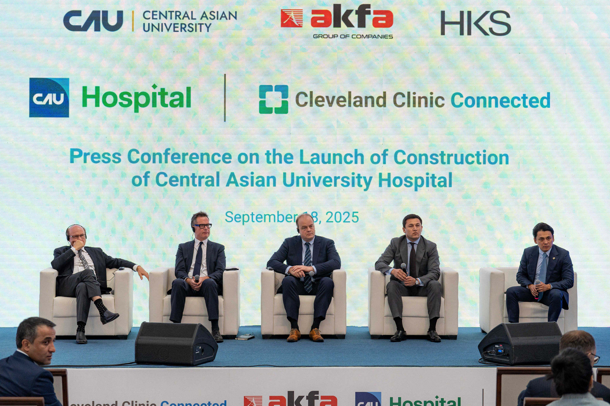 В Ташкенте стартовал проект строительства CAU Hospital в партнерстве с Cleveland Clinic