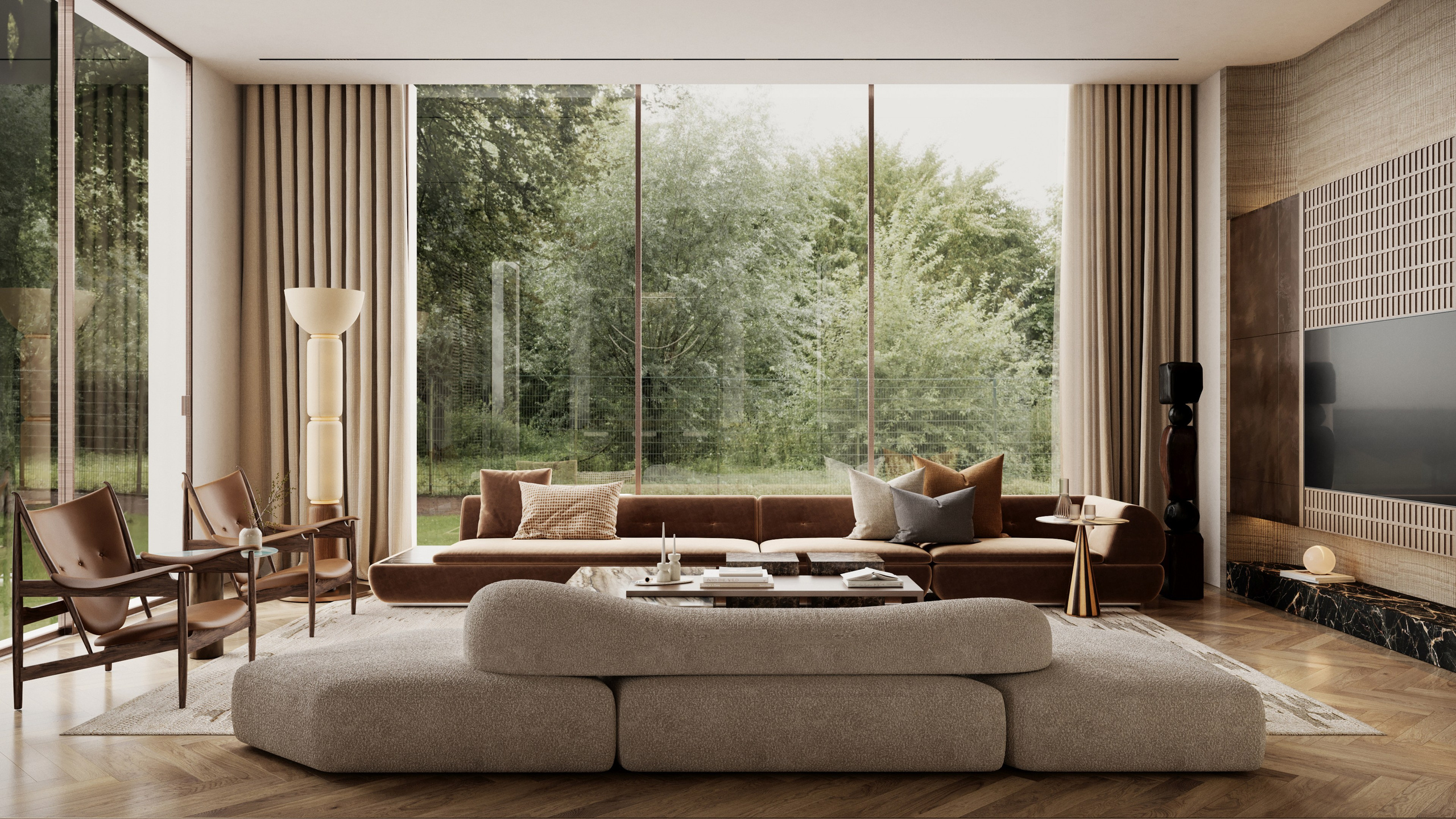 Villa in Dubai. Interior designer / visualizer Lisa Oputina