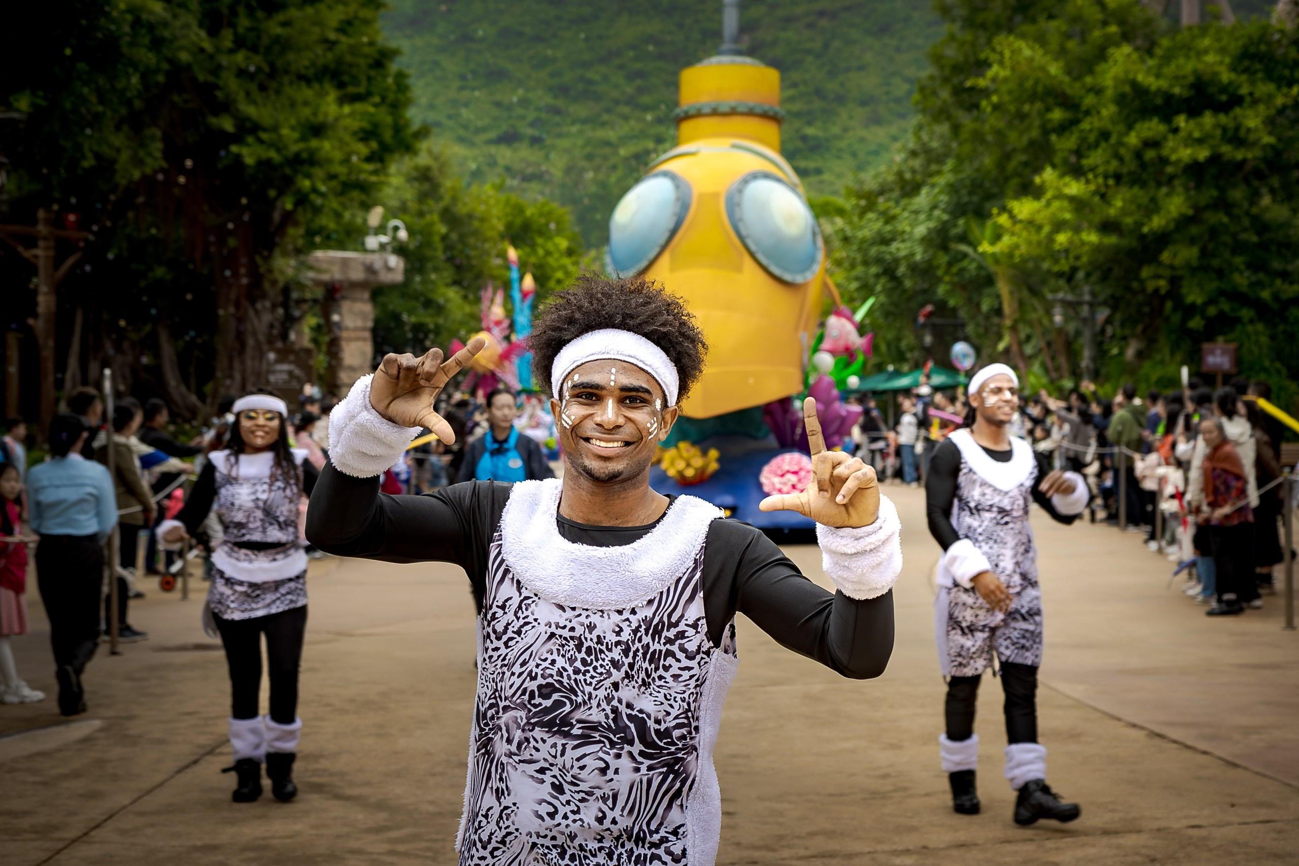 Дневной парад новогодняя версия