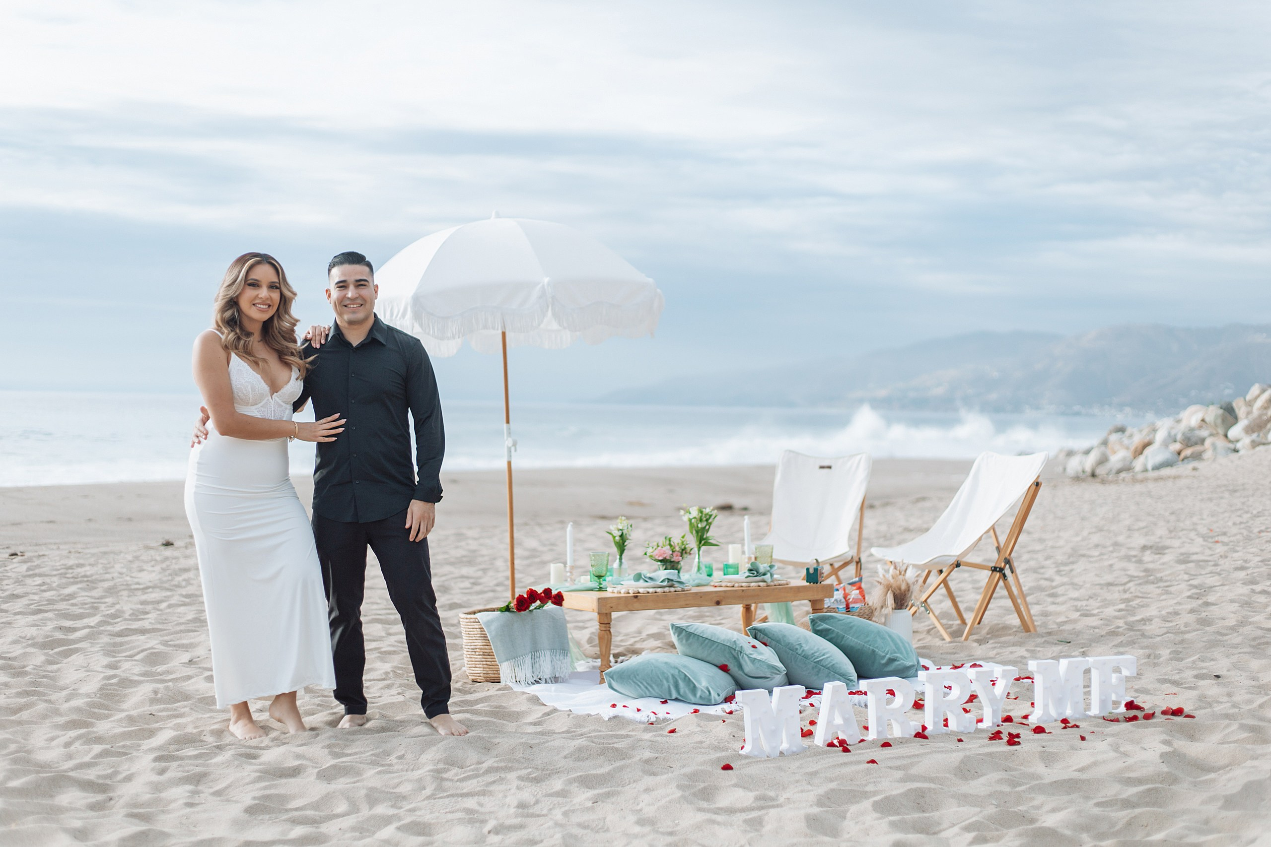 Proposal in the Malibu. Main