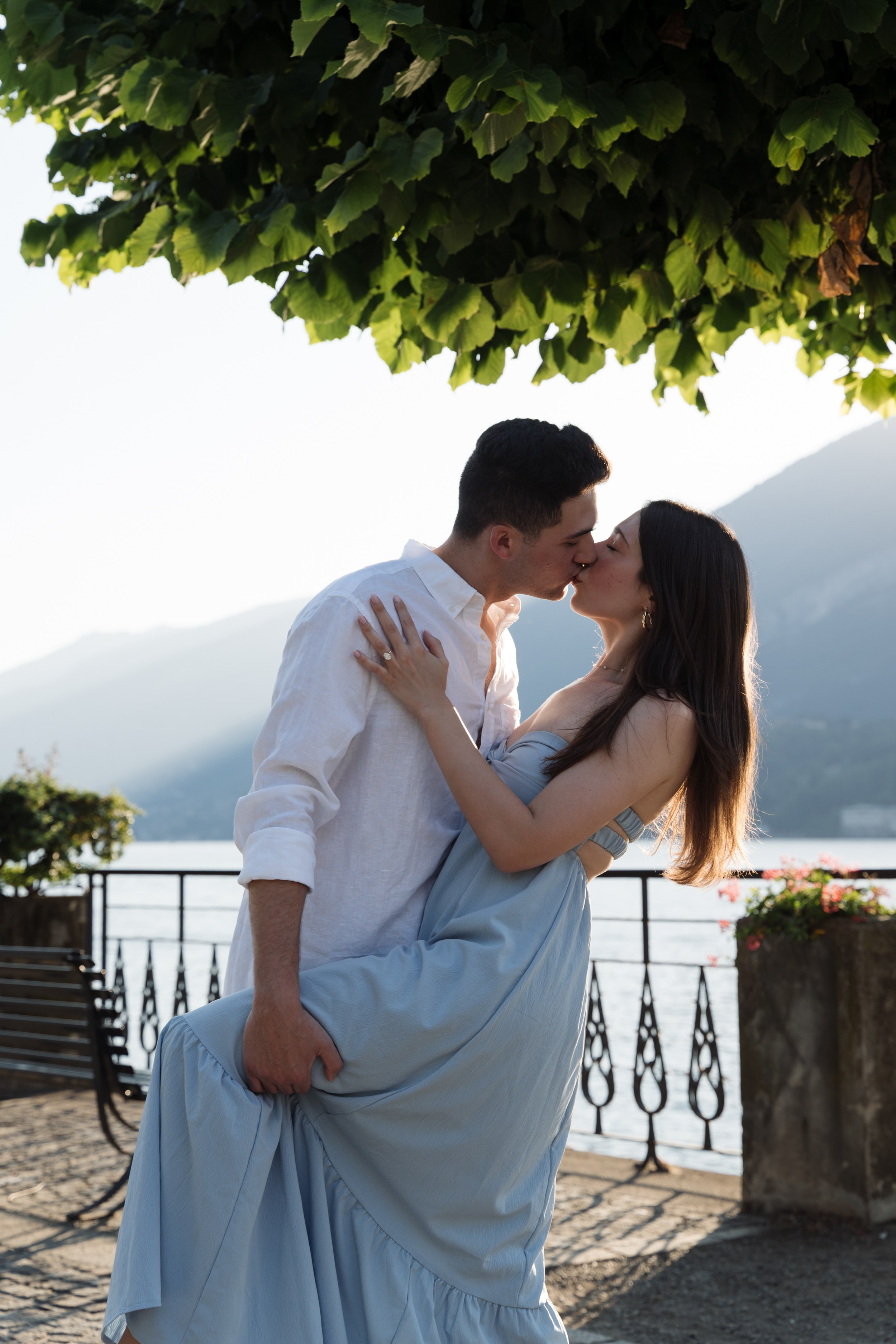 Bellagio Secret Proposal. Lake Como Proposal Photographer | Surprise Proposals & Engagements