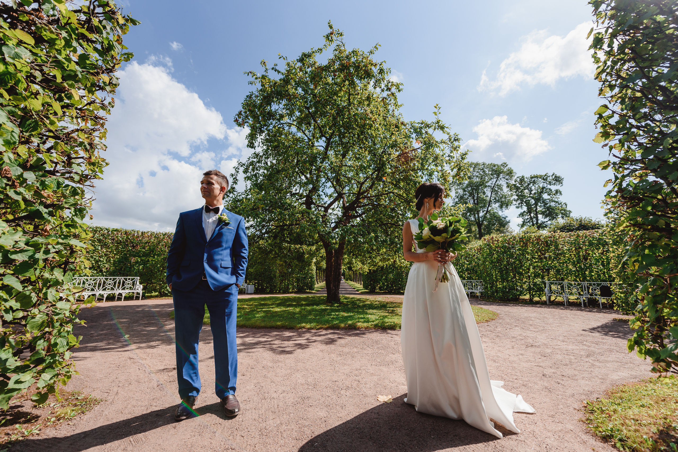 Свадебная фотосессия love story молодоженов