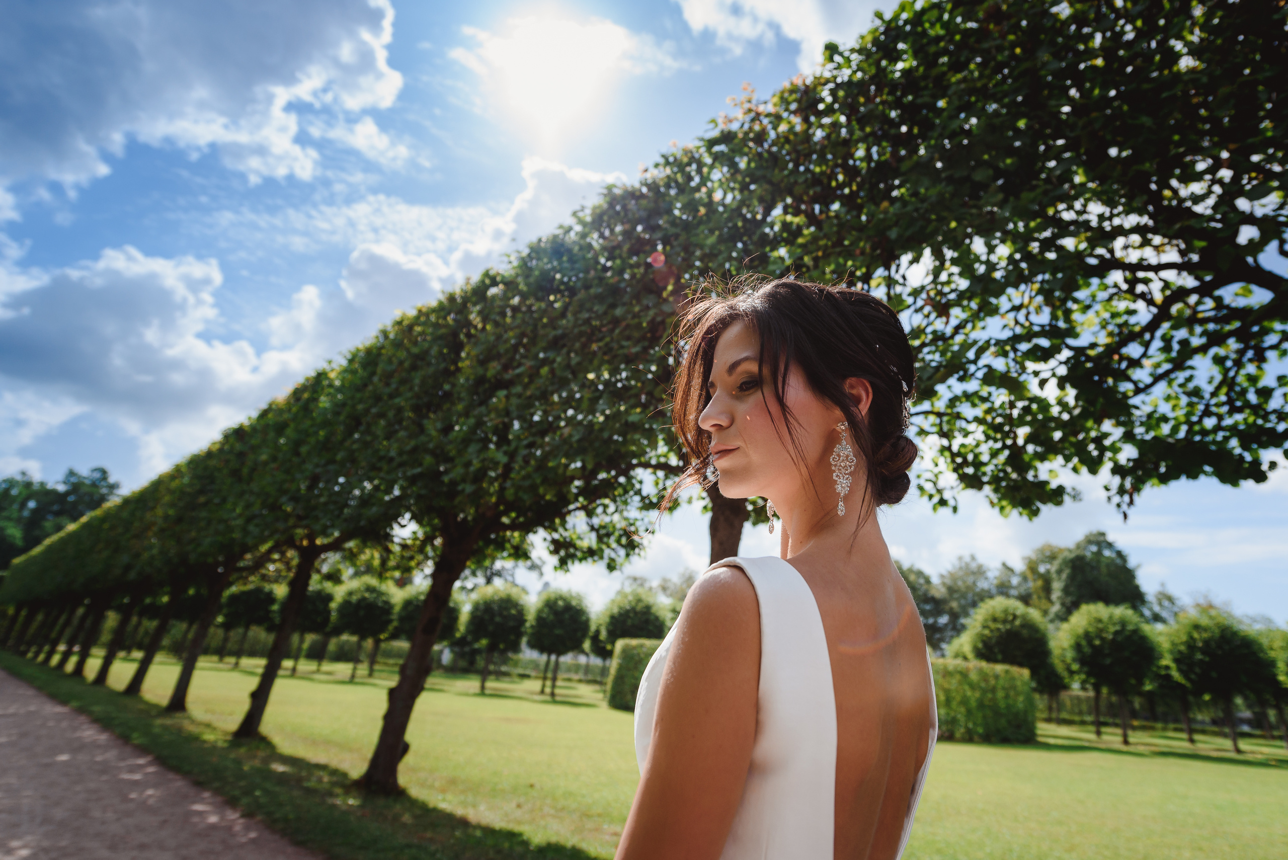 Свадебная фотосессия love story молодоженов