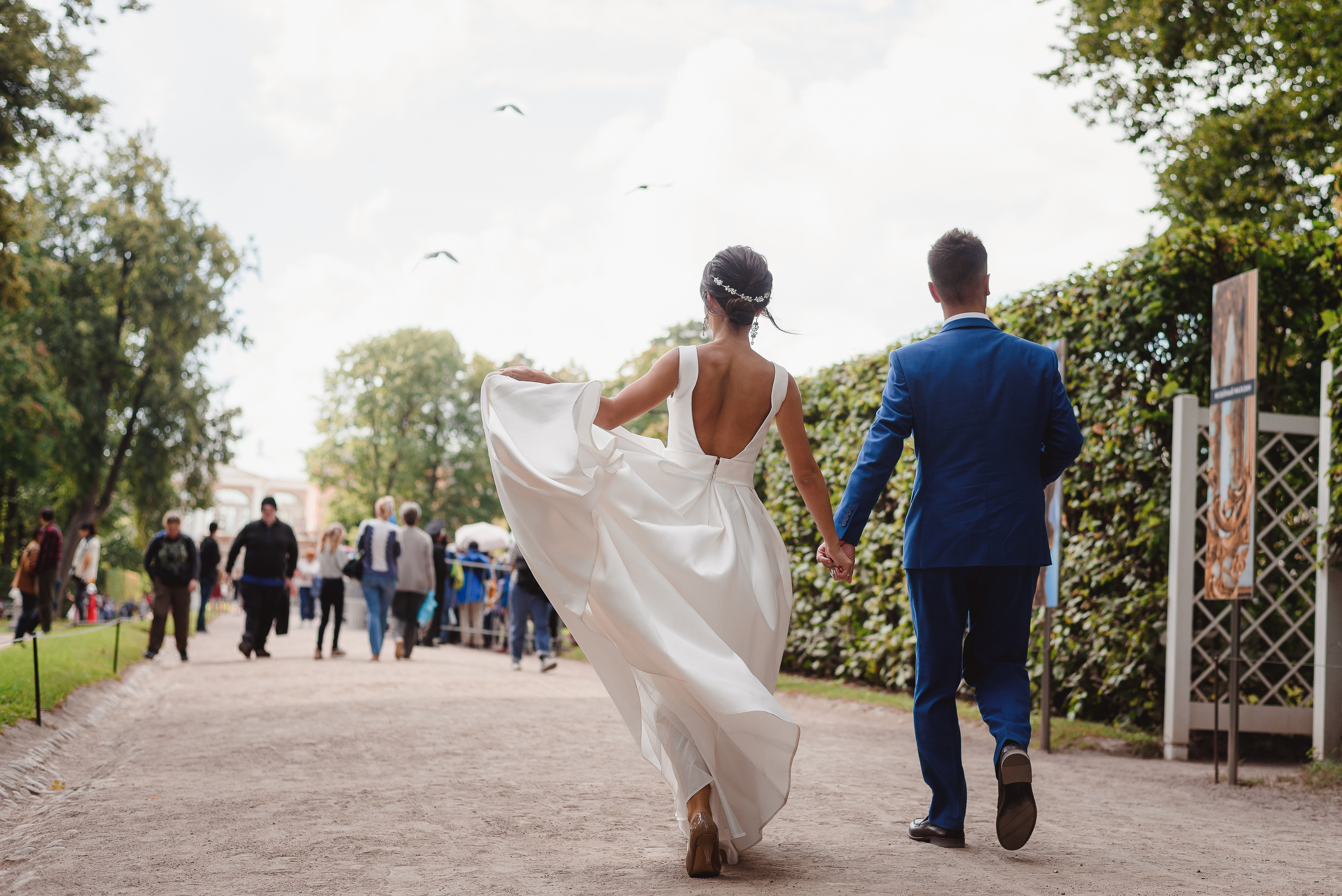 Свадебная фотосессия love story молодоженов