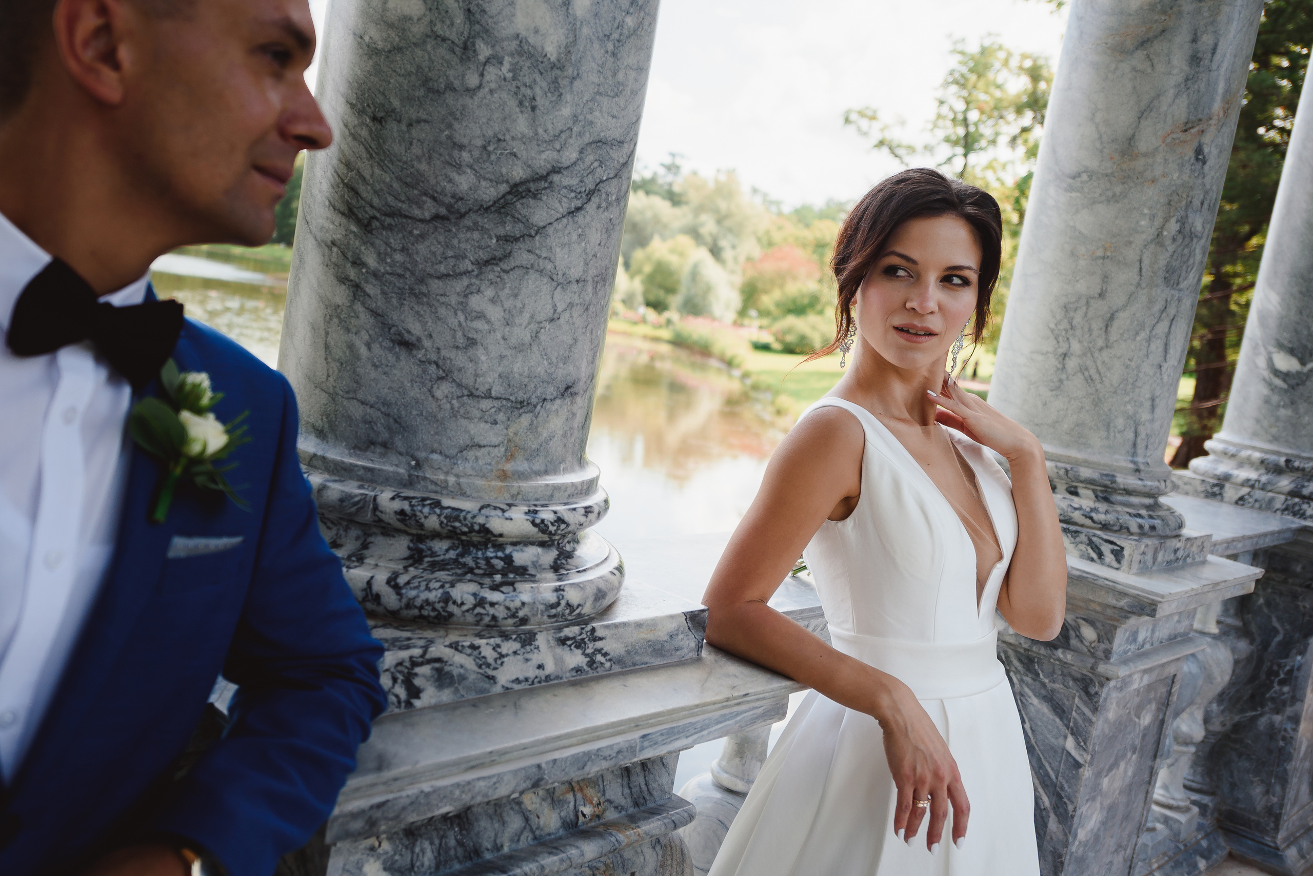 Свадебная фотосессия love story молодоженов