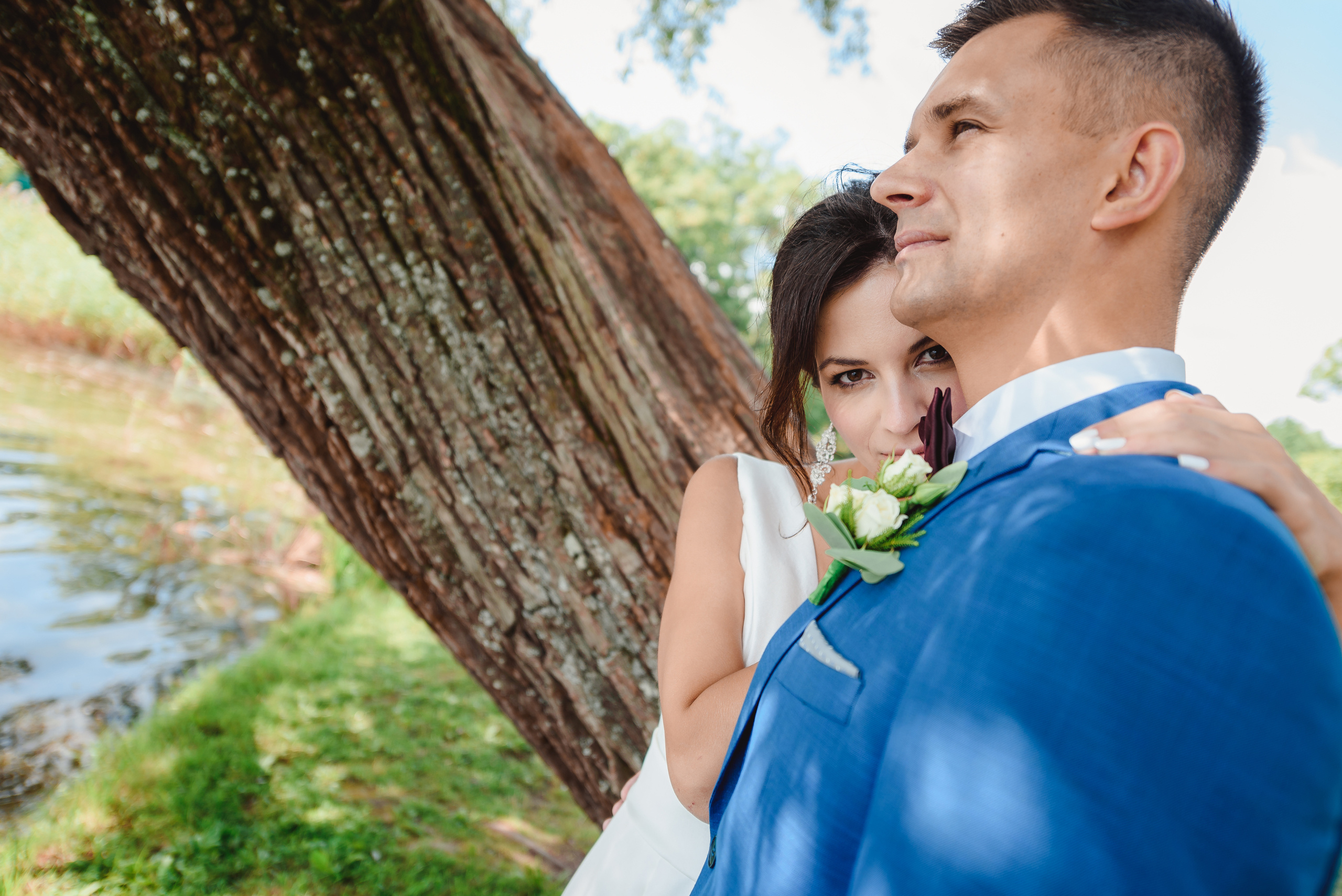 Свадебная фотосессия love story молодоженов