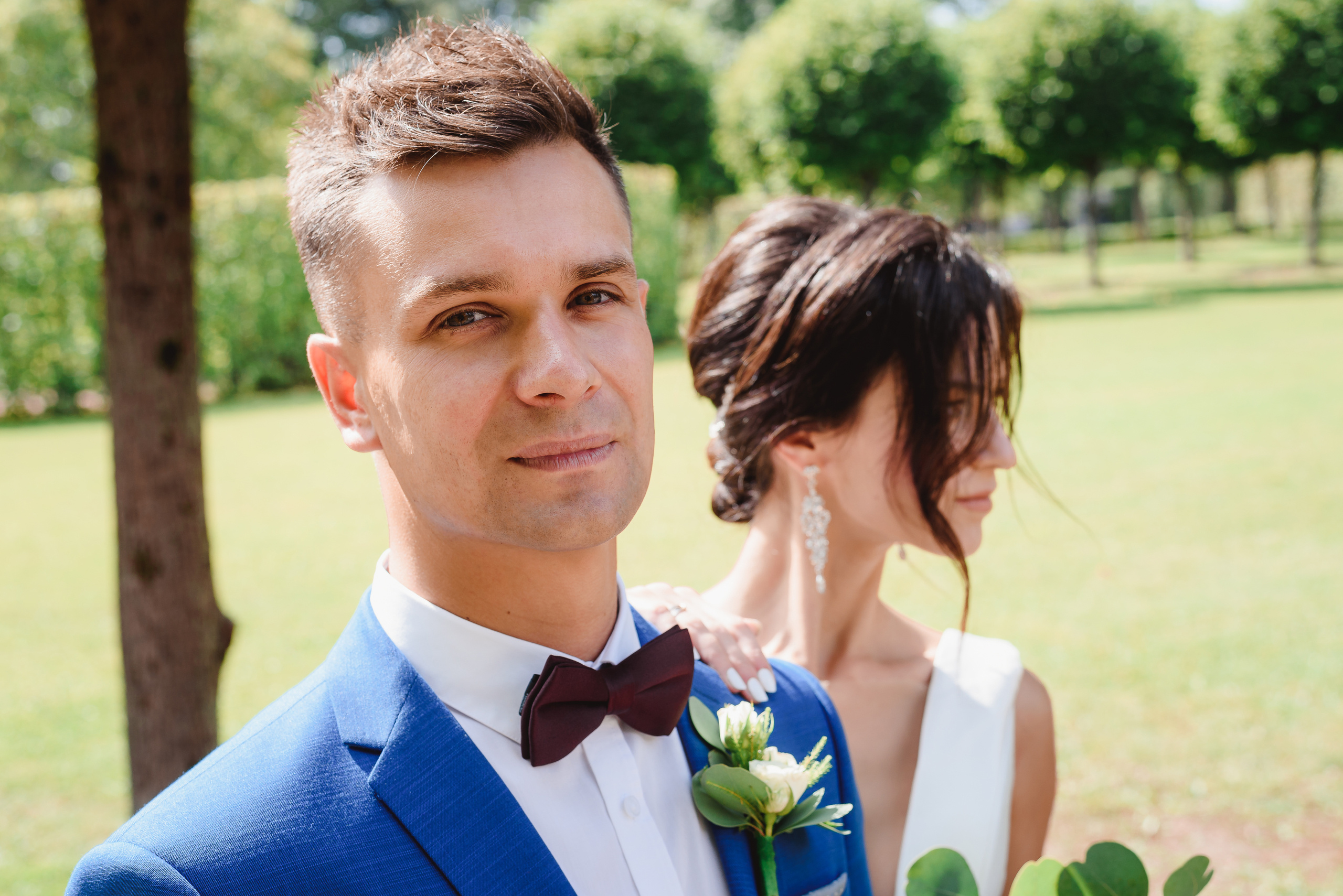 Свадебная фотосессия love story молодоженов