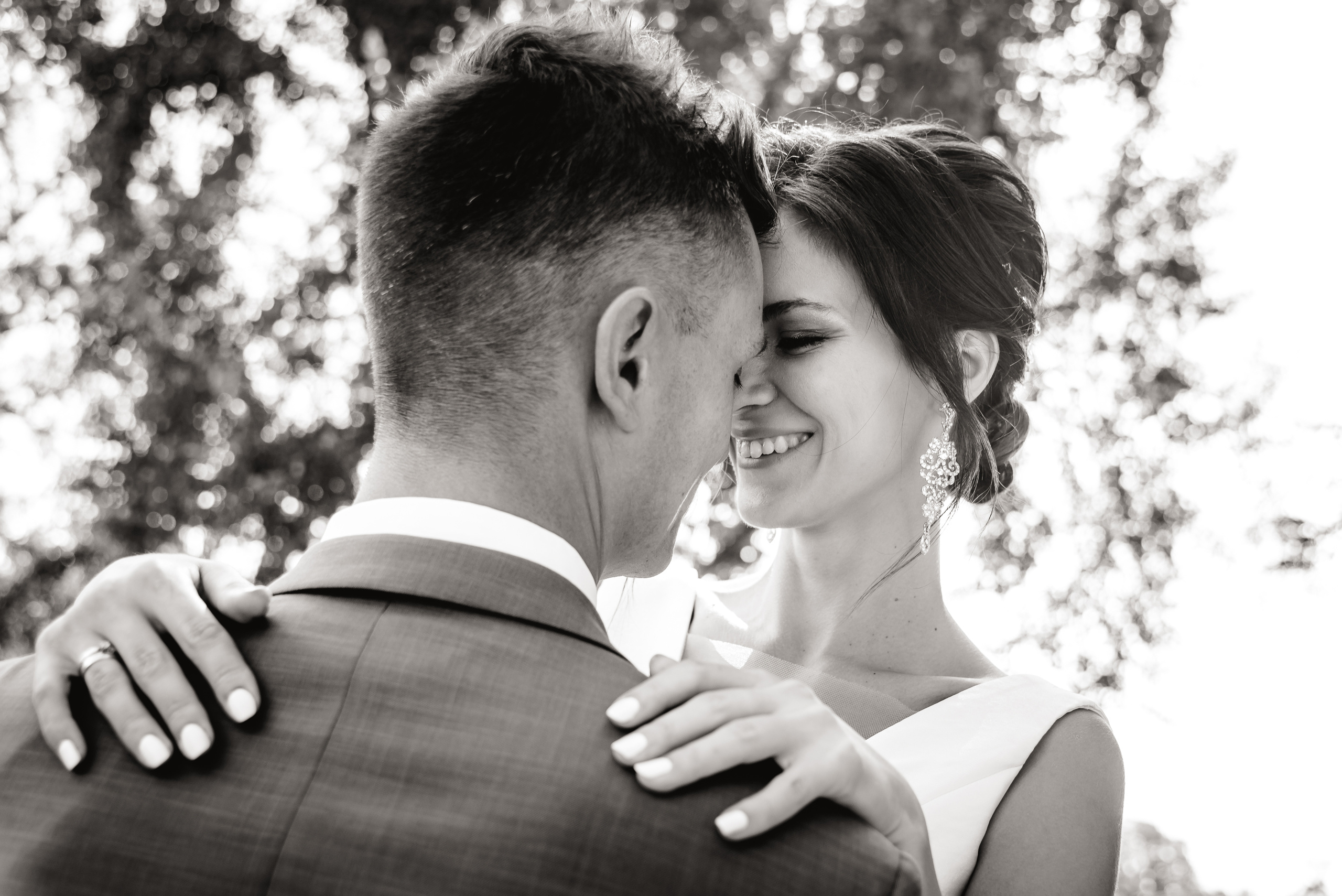 Свадебная фотосессия love story молодоженов