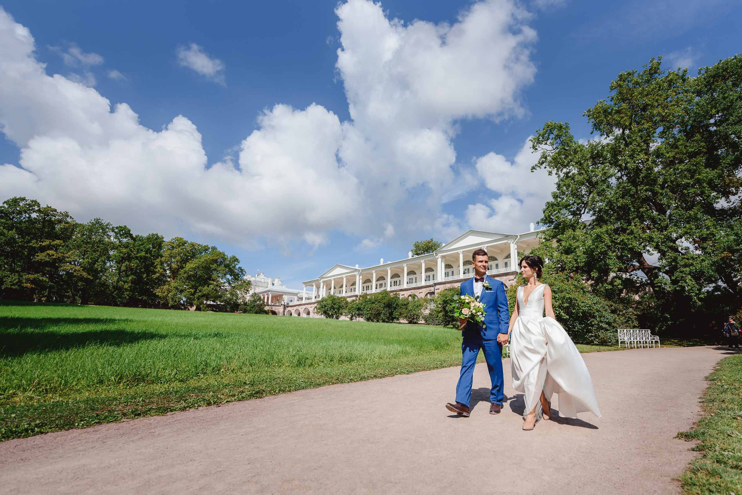 Свадебная фотосессия love story молодоженов