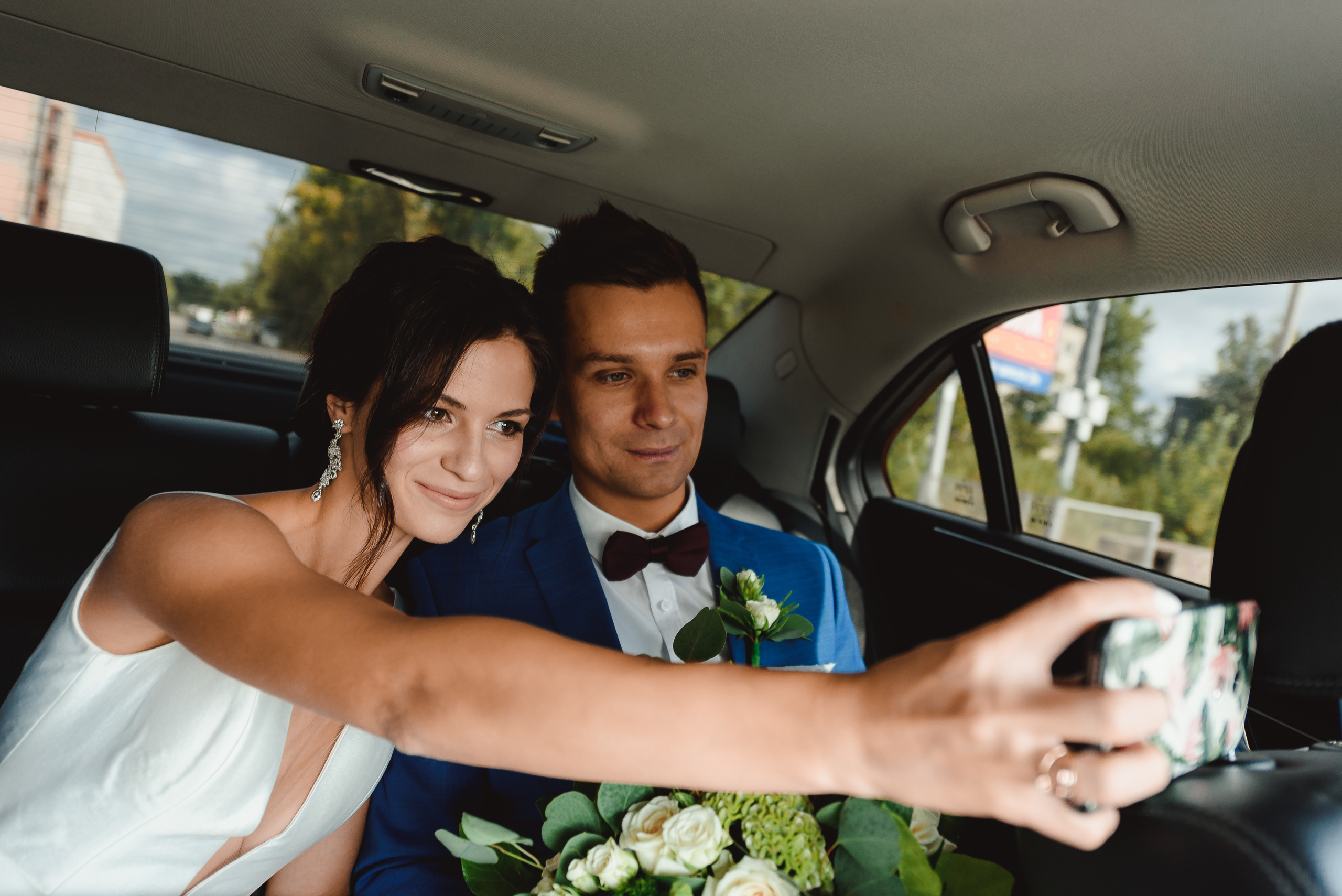 Свадебная фотосессия love story молодоженов