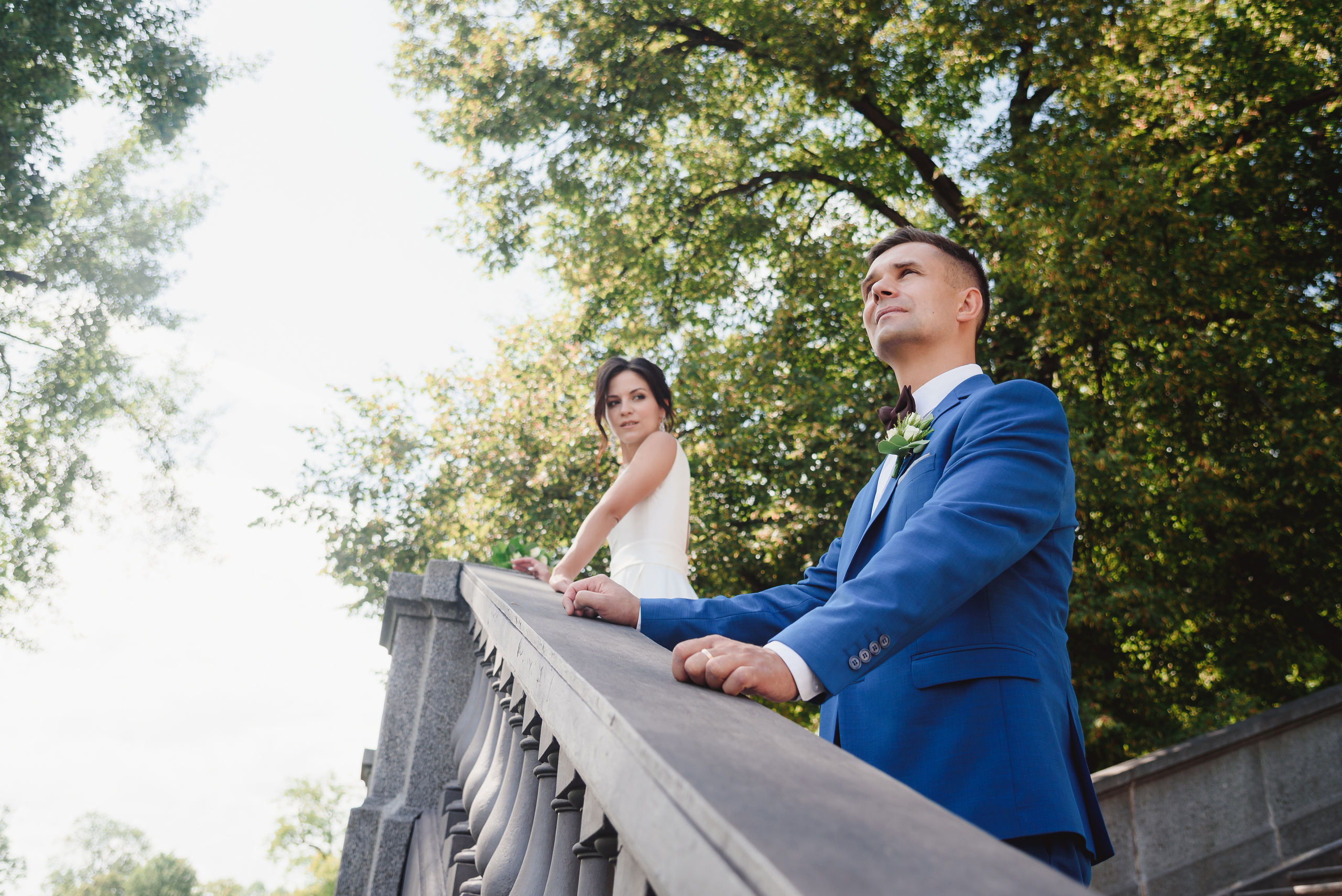 Свадебная фотосессия love story молодоженов