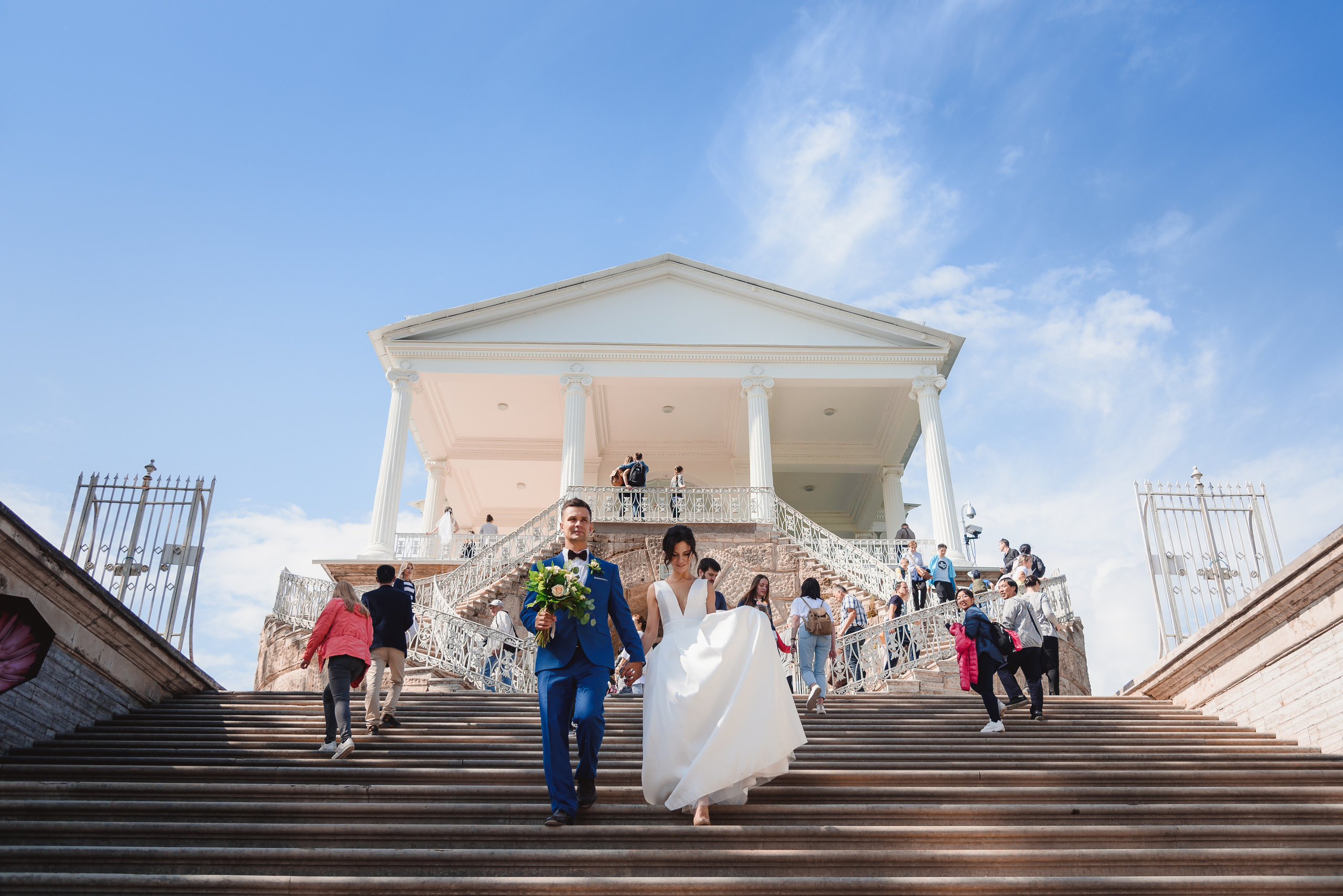 Свадебная фотосессия love story молодоженов