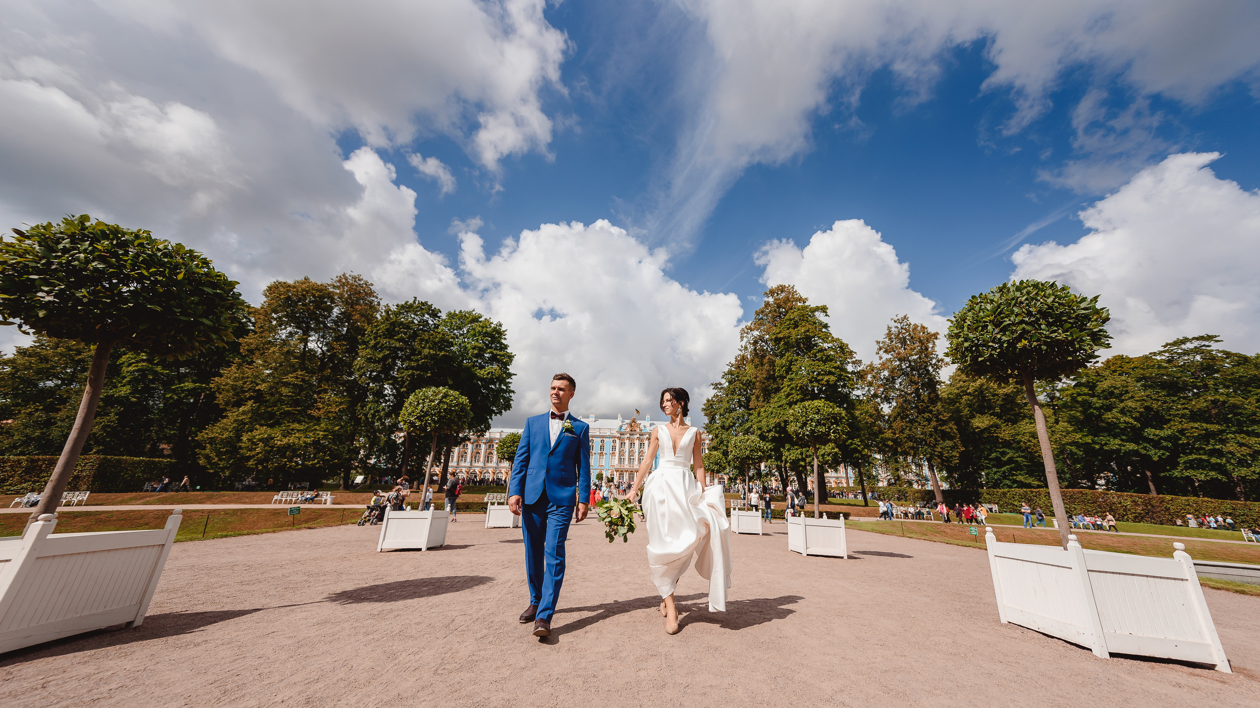 Свадебная фотосессия love story молодоженов