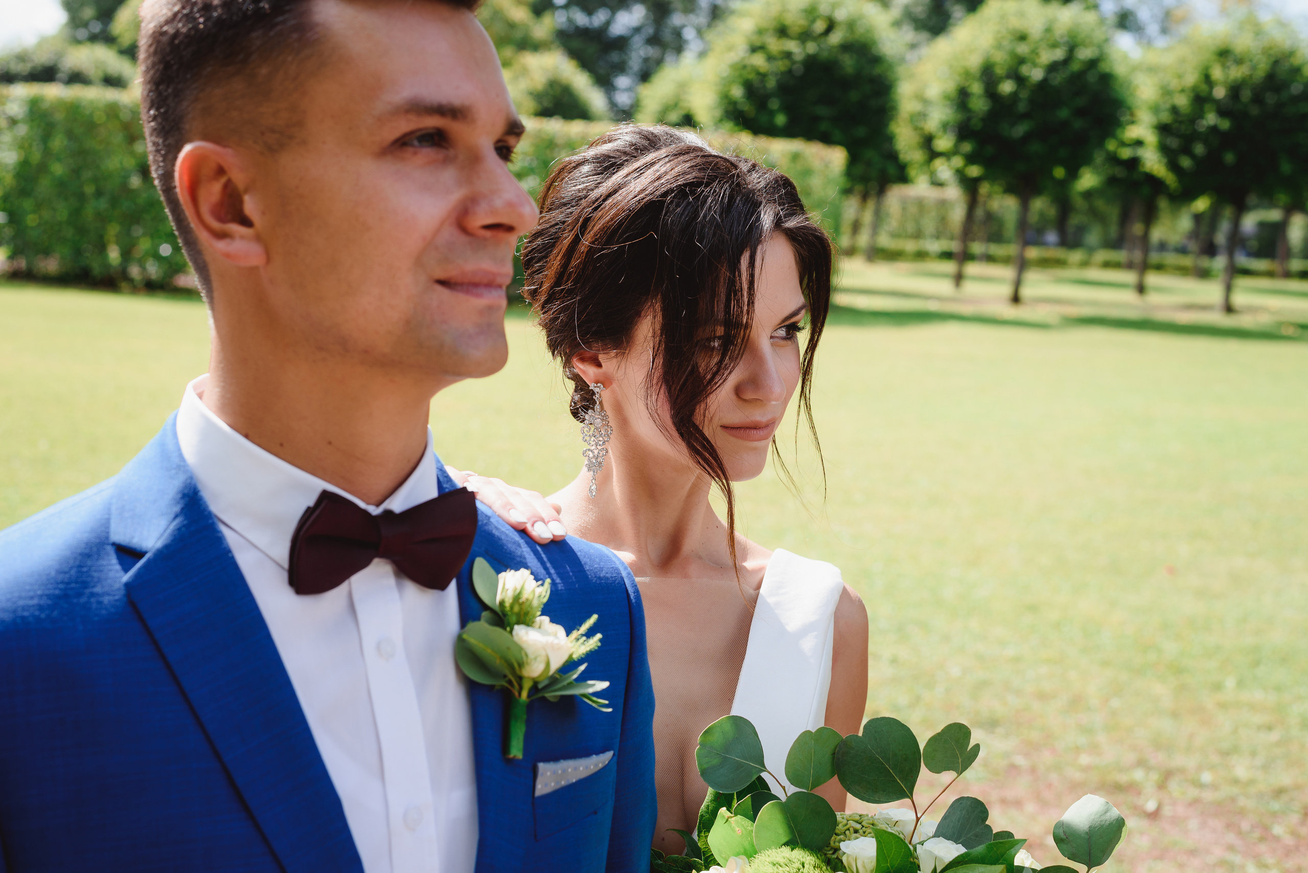 Свадебная фотосессия love story молодоженов