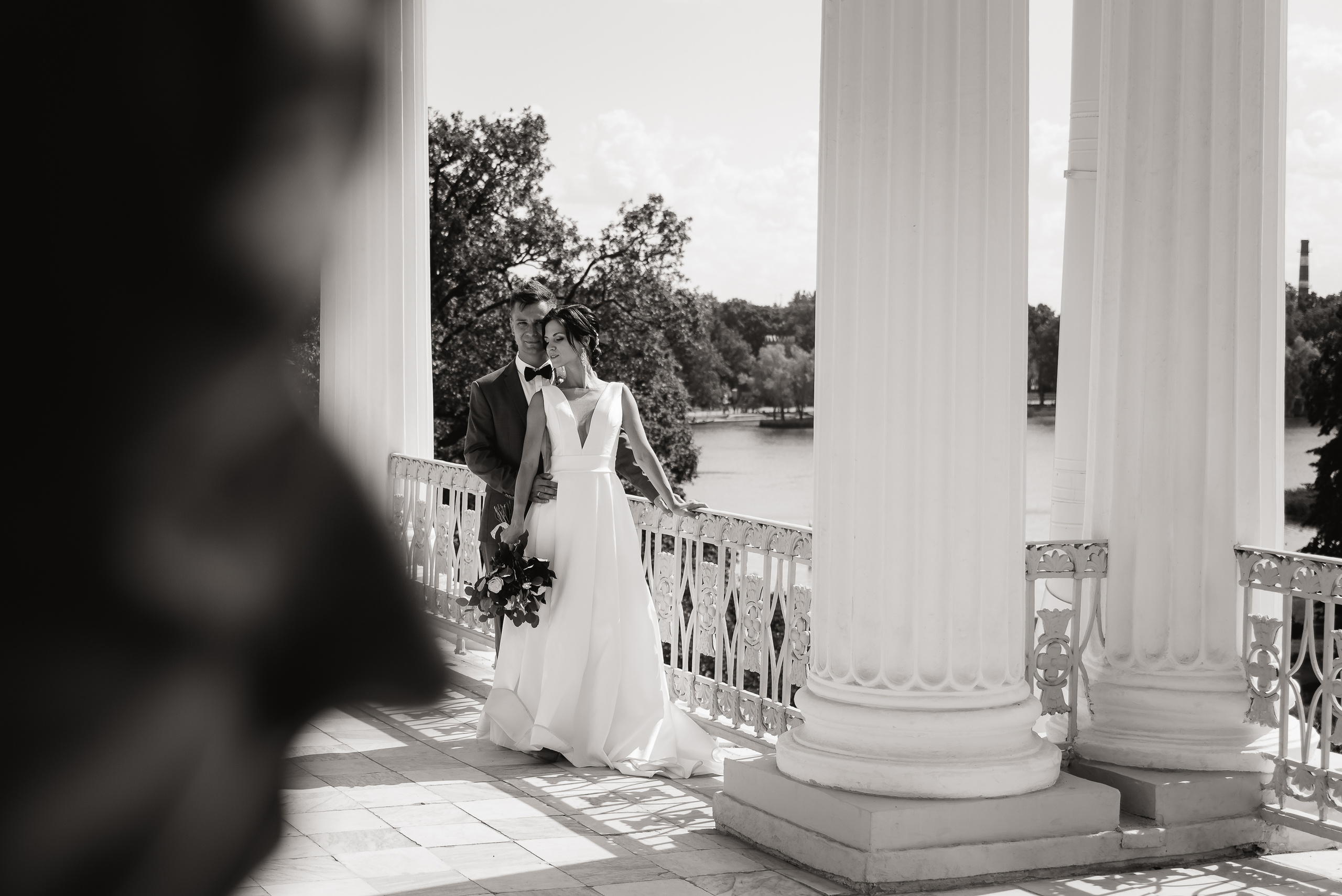 Свадебная фотосессия love story молодоженов