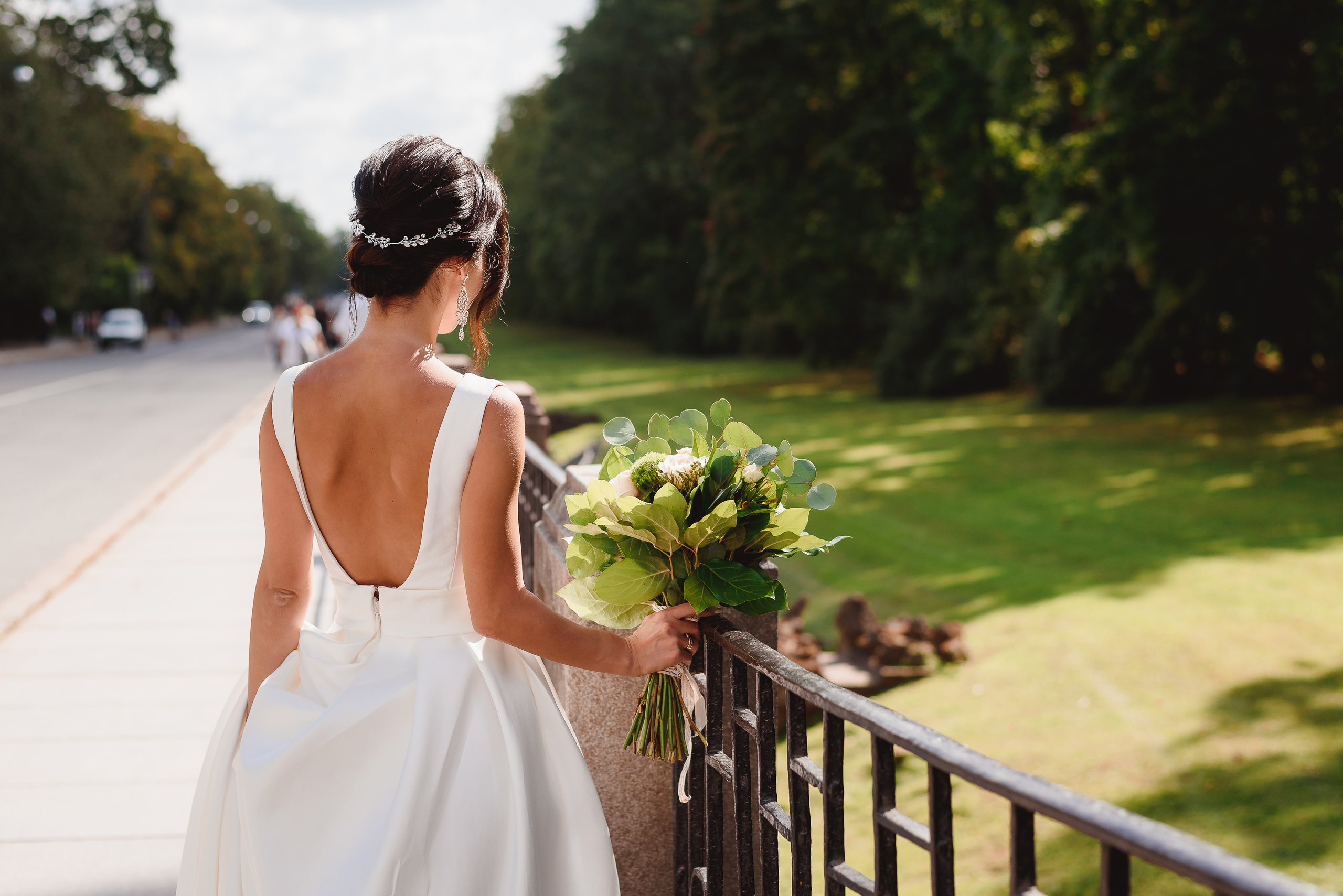 Свадебная фотосессия love story молодоженов